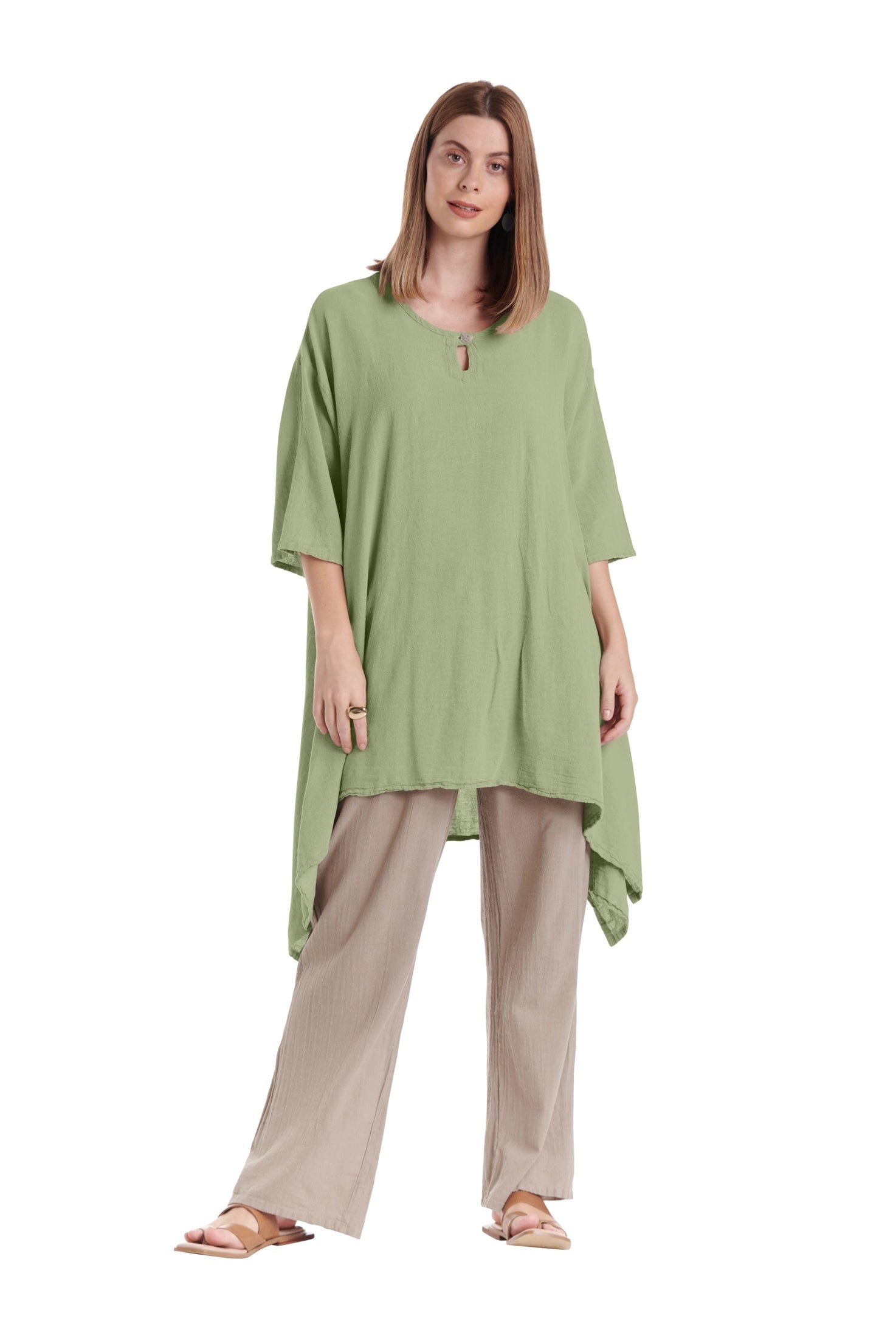 Bunny Cotton Gauze Blouse-Oh My Gauze