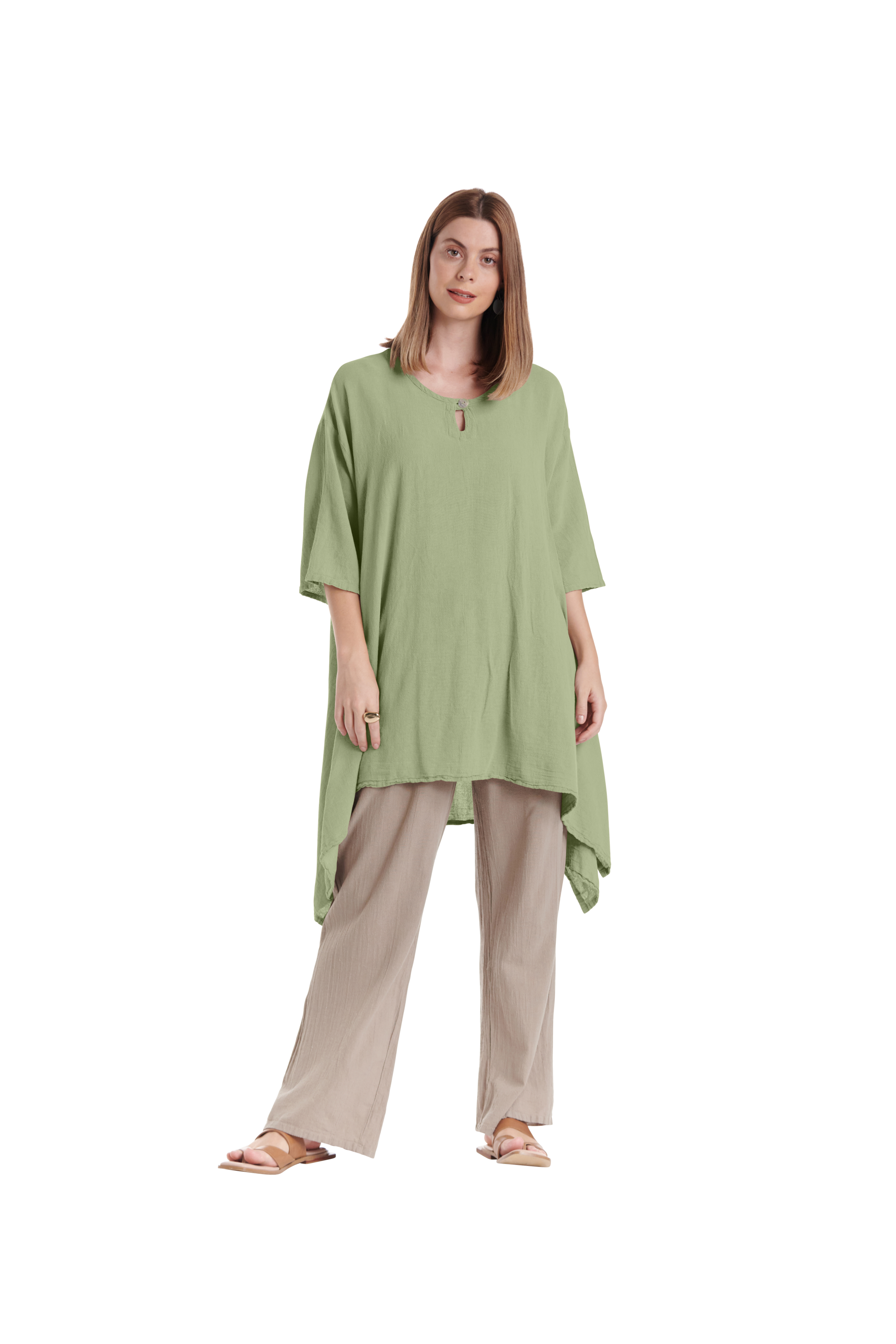Bunny Cotton Gauze Blouse-Oh My Gauze