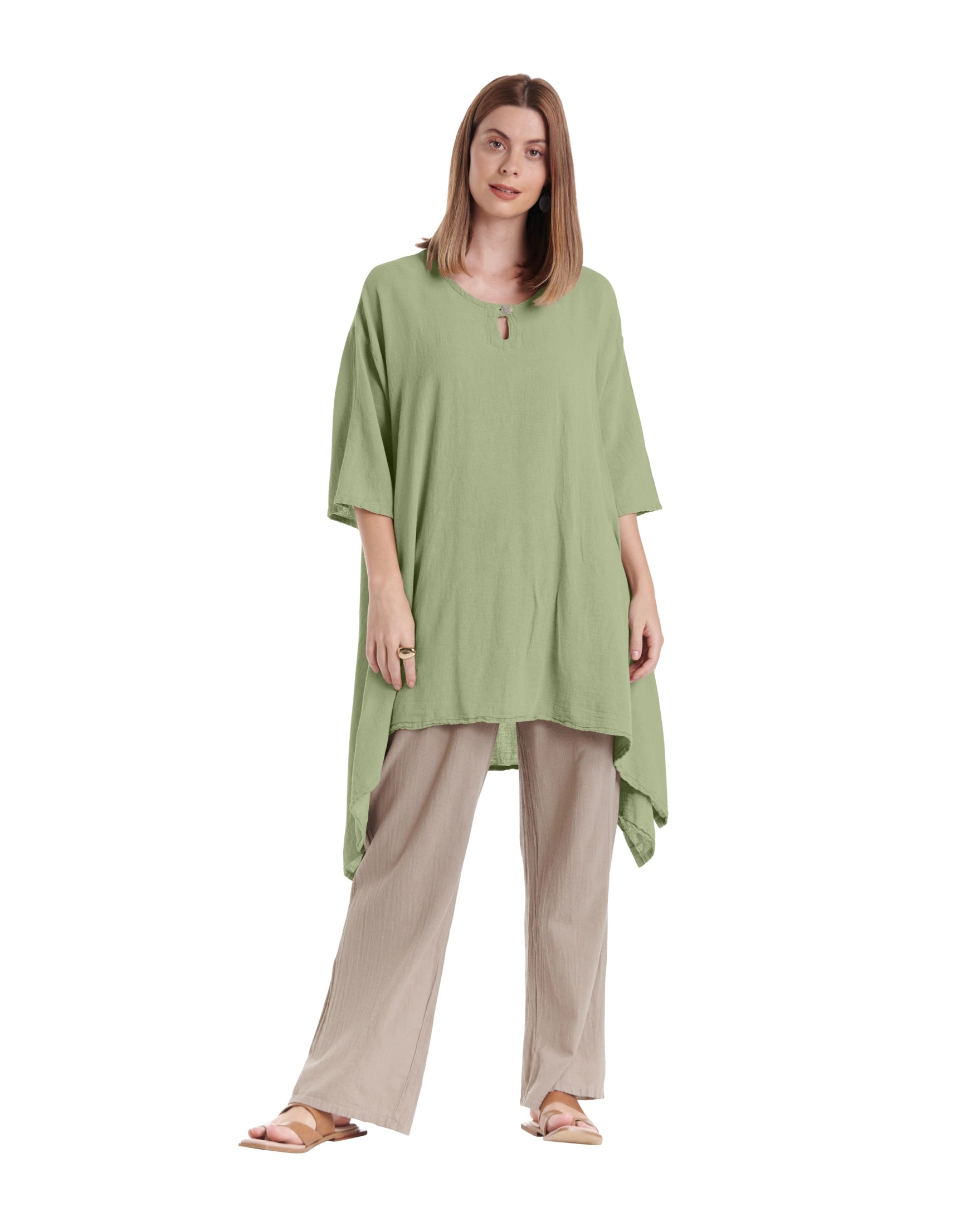 Bunny Cotton Gauze Blouse-Oh My Gauze