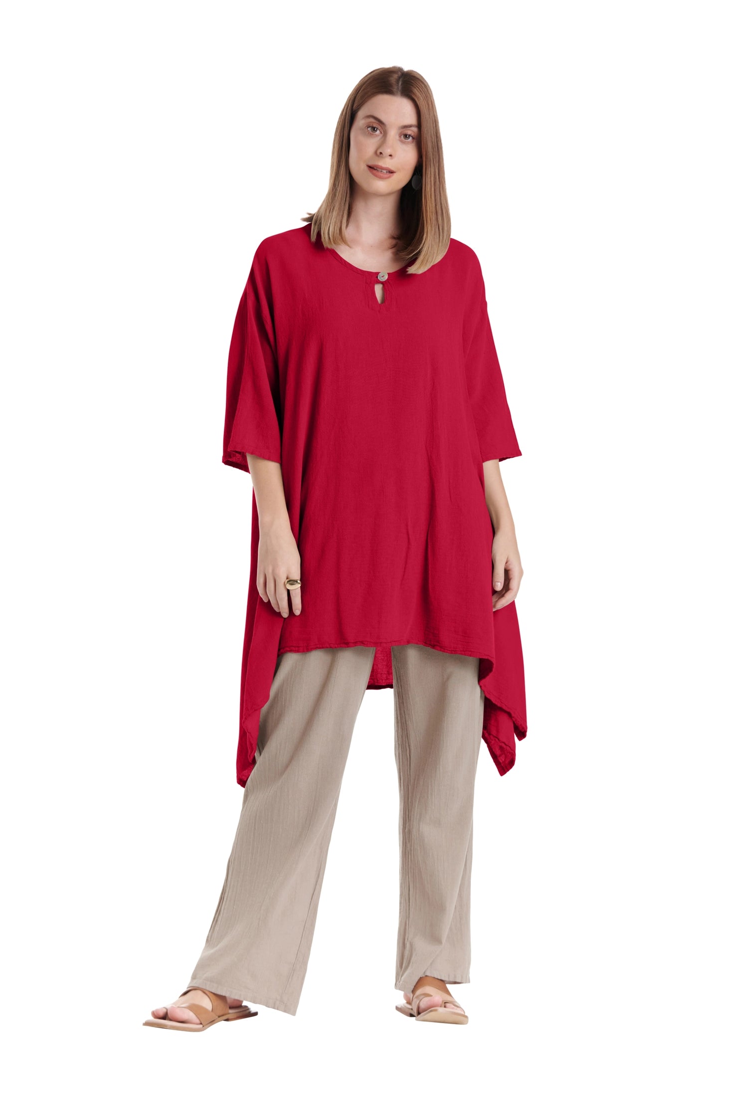 Bunny Cotton Gauze Blouse-Oh My Gauze