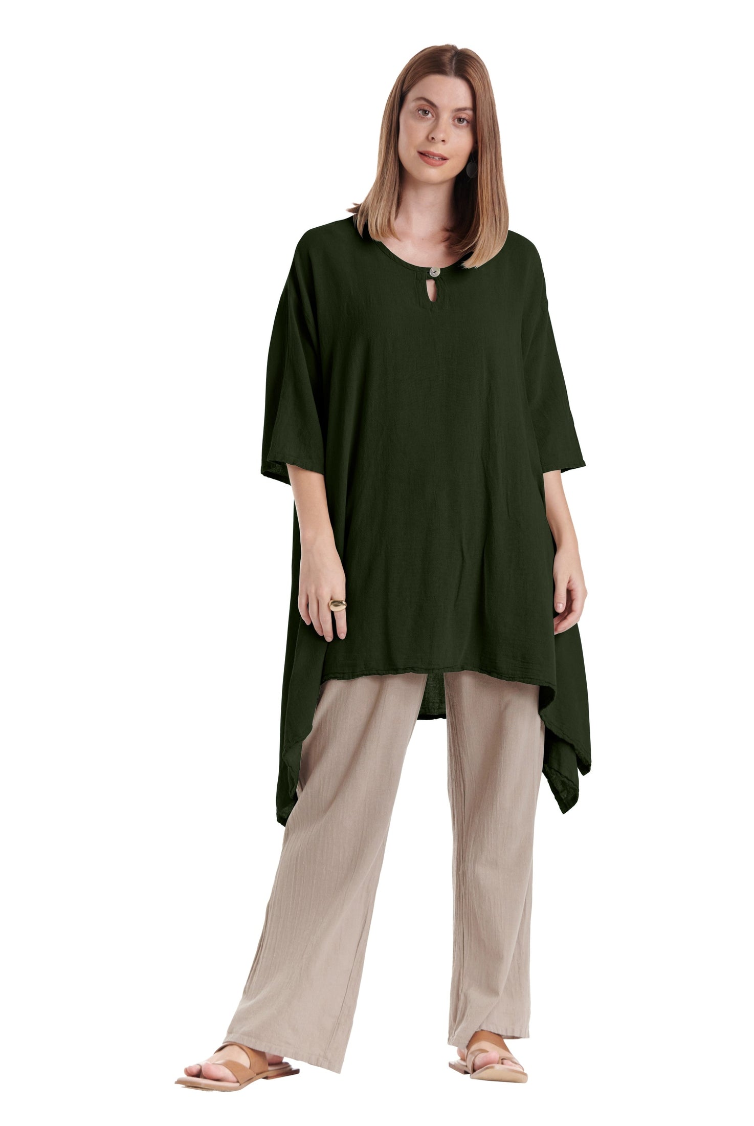 Bunny Cotton Gauze Blouse-Oh My Gauze