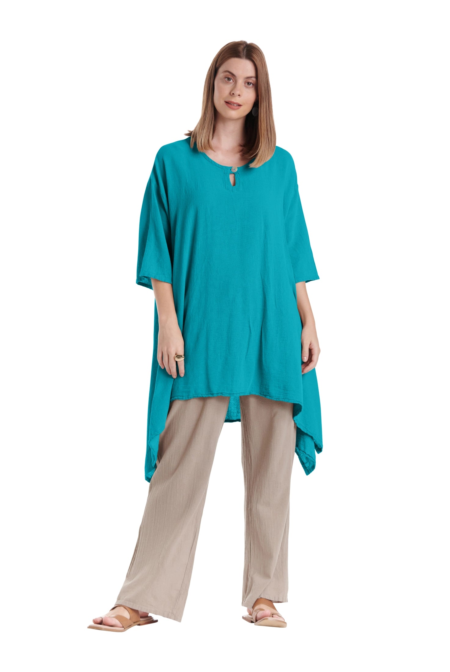 Bunny Cotton Gauze Blouse-Oh My Gauze