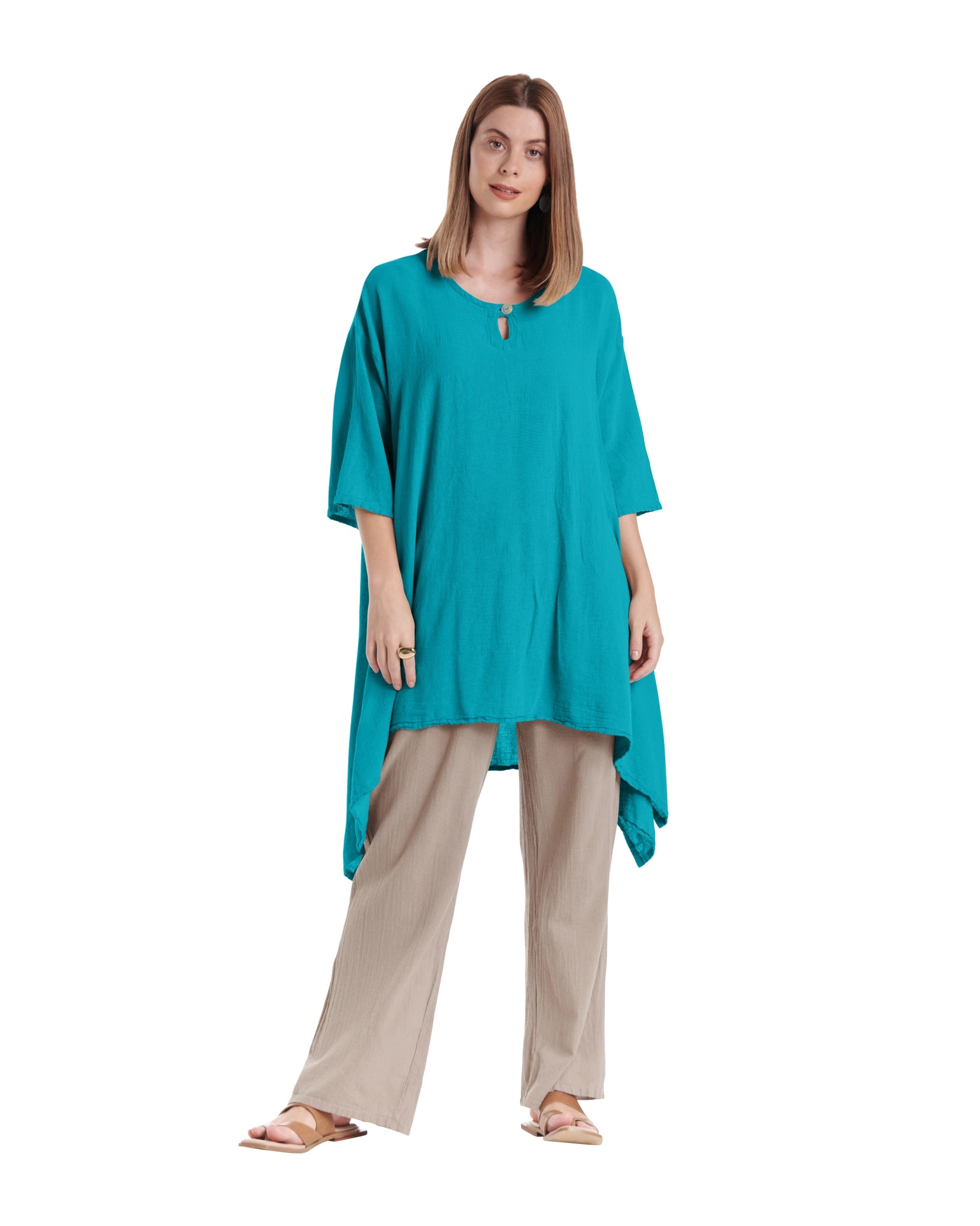 Bunny Cotton Gauze Blouse-Oh My Gauze