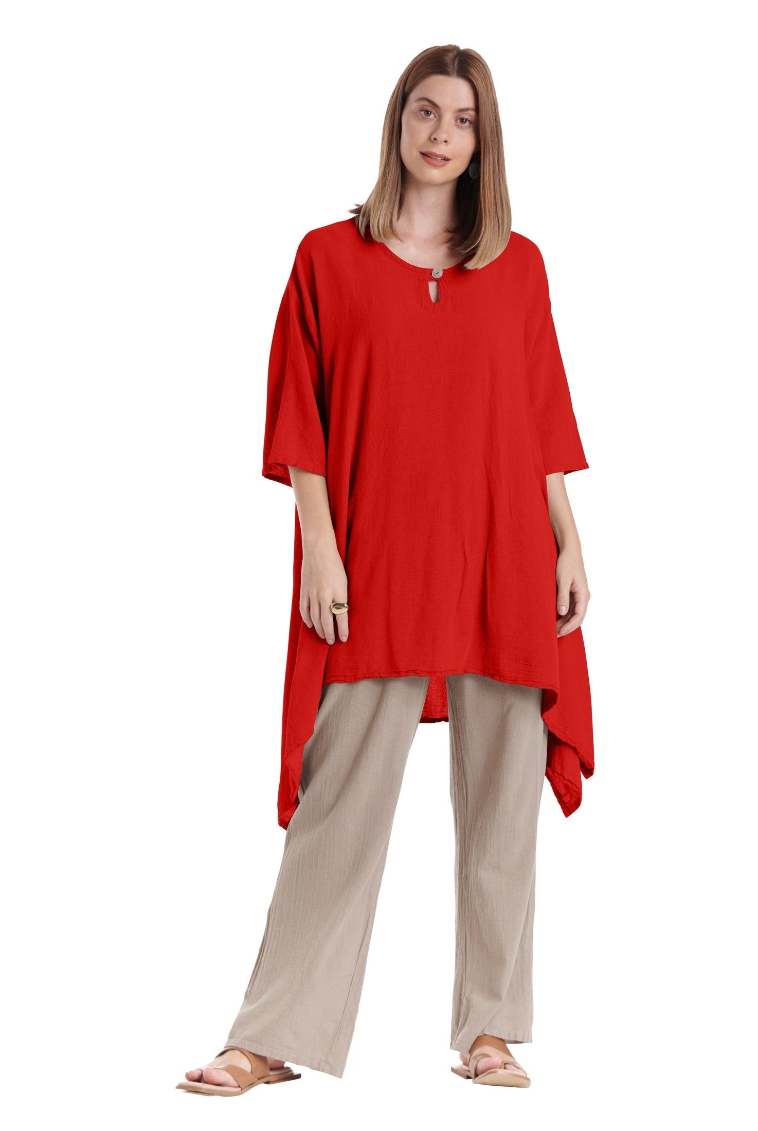 Bunny Cotton Gauze Blouse-Oh My Gauze