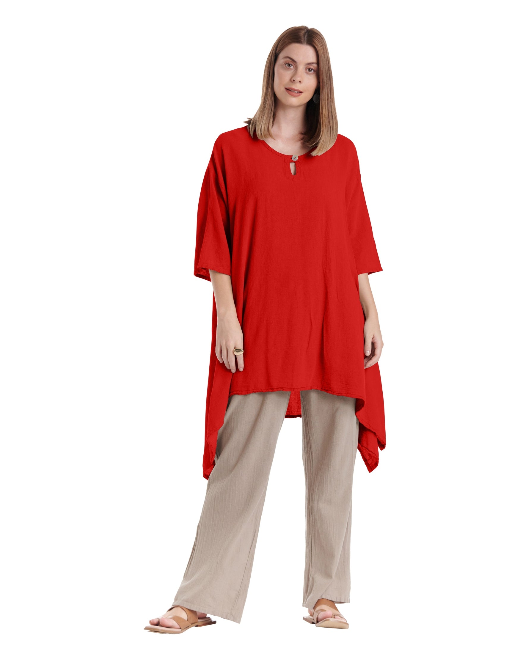 Bunny Cotton Gauze Blouse-Oh My Gauze