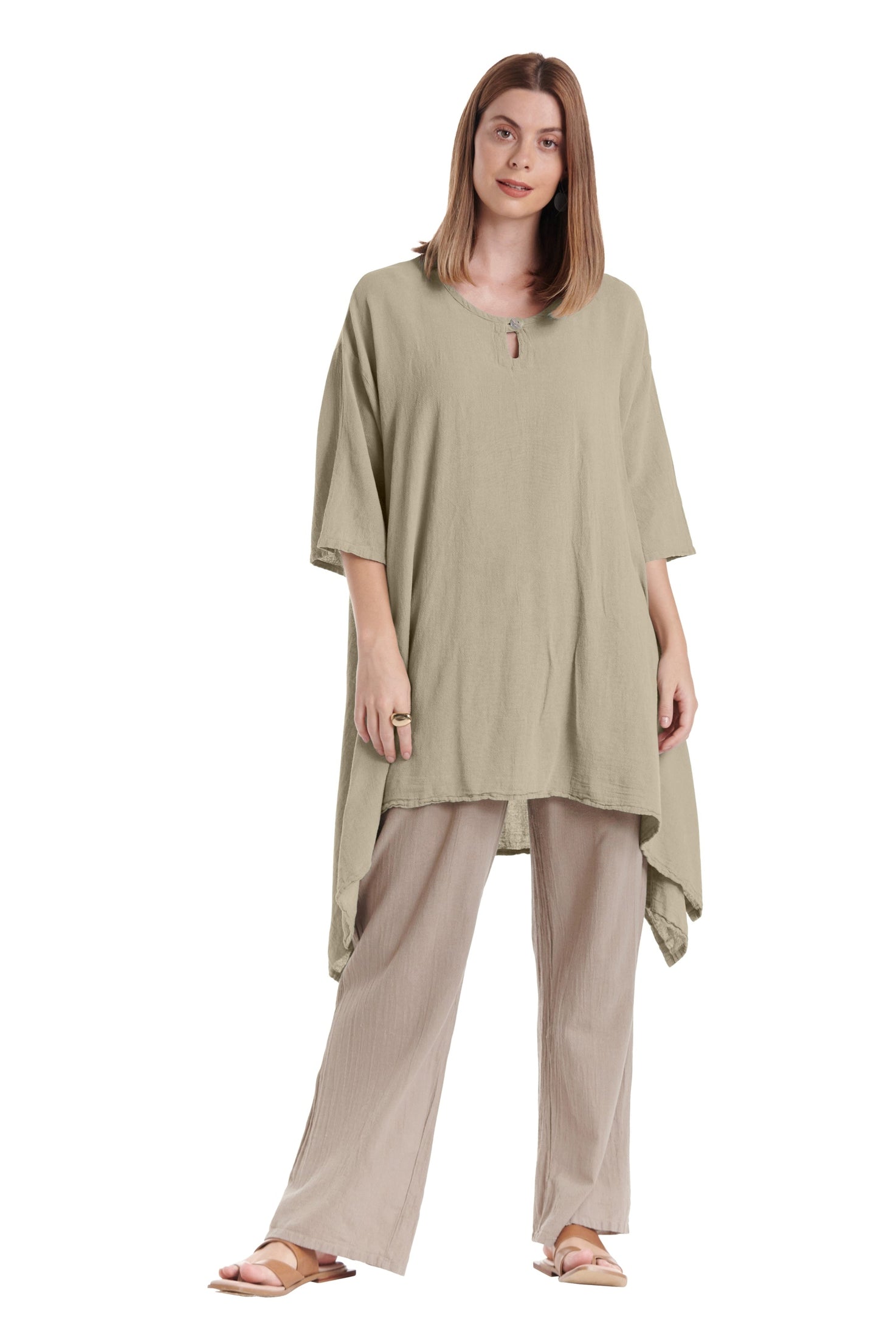 Bunny Cotton Gauze Blouse-Oh My Gauze
