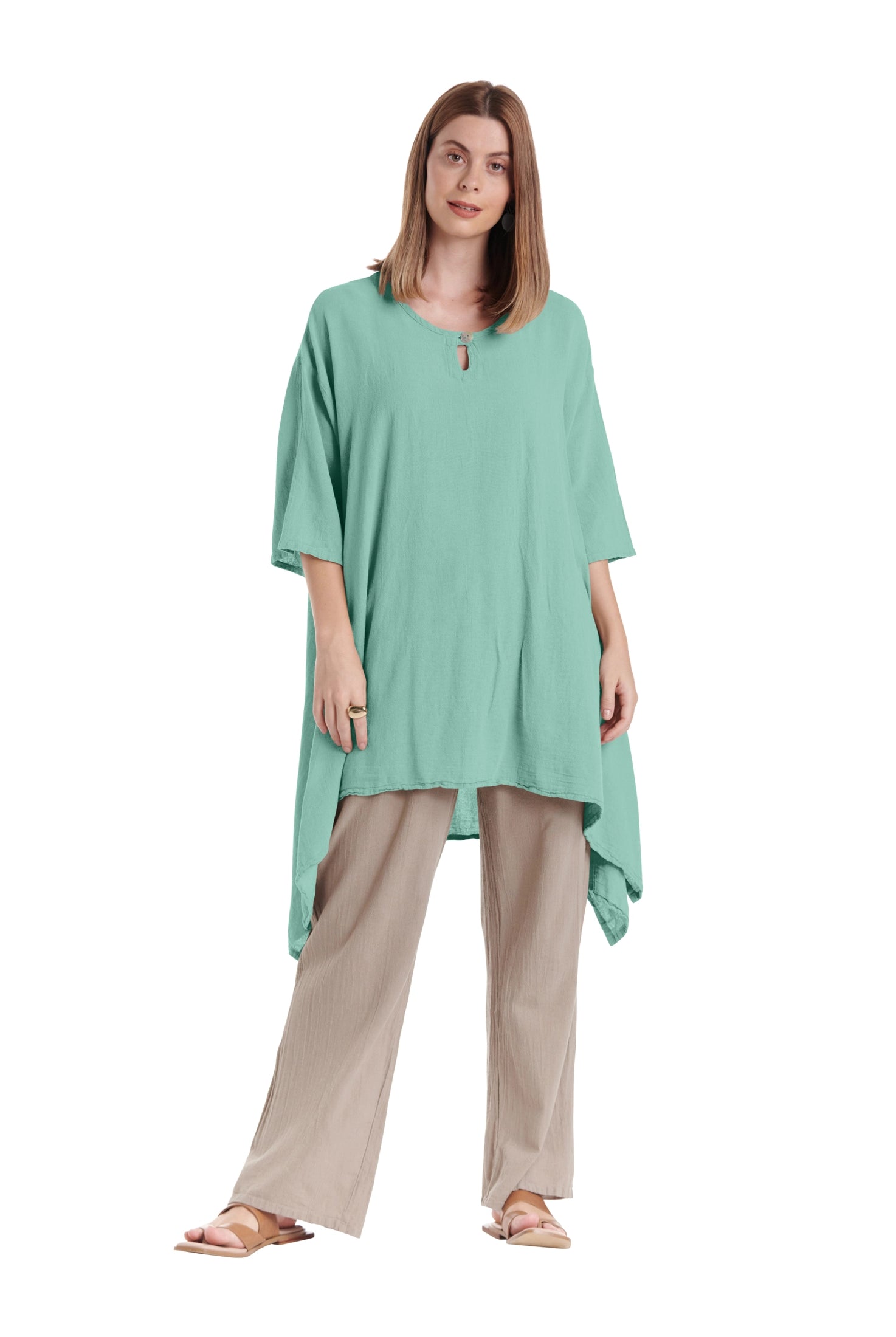 Bunny Cotton Gauze Blouse-Oh My Gauze