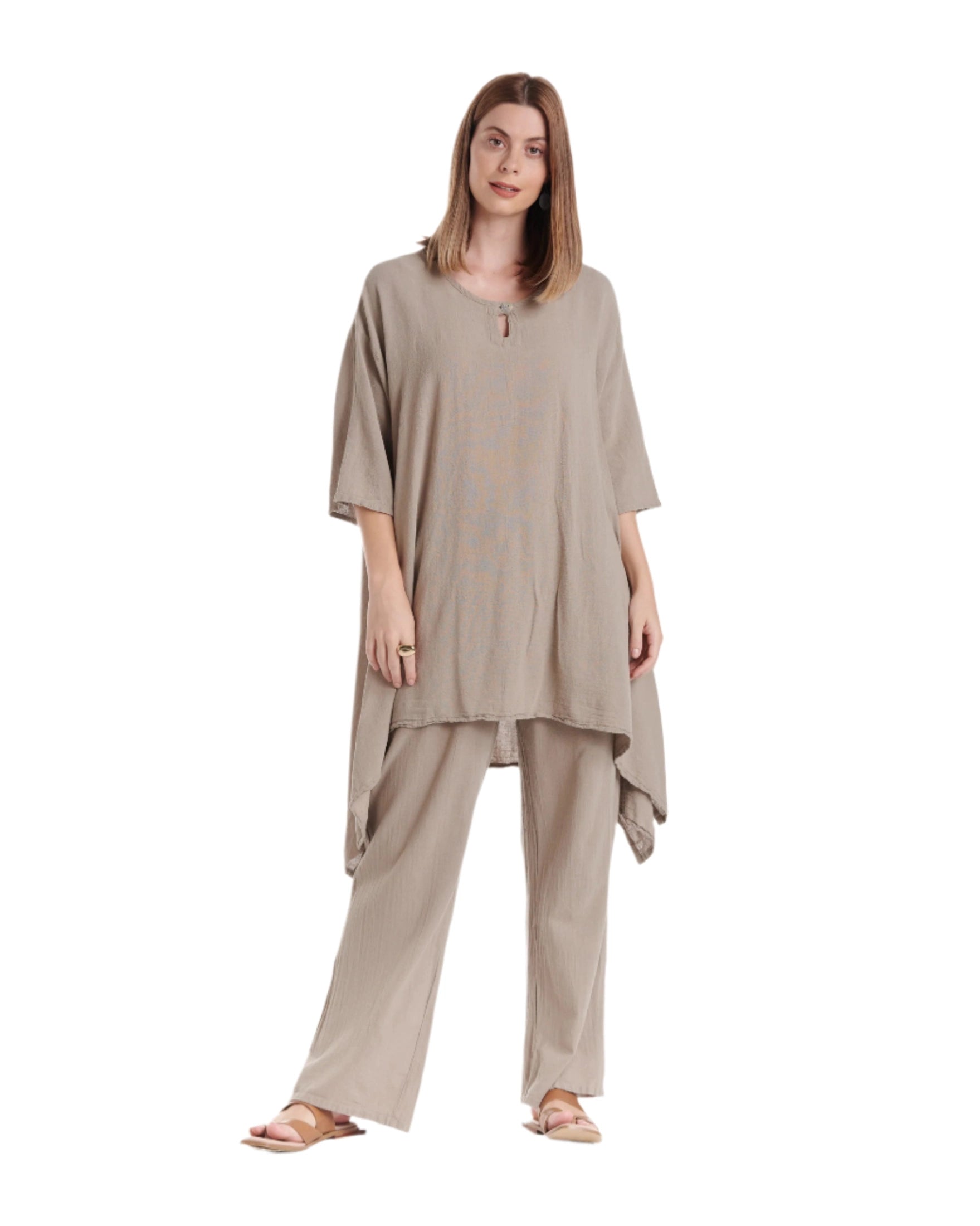 Bunny Cotton Gauze Blouse-Oh My Gauze