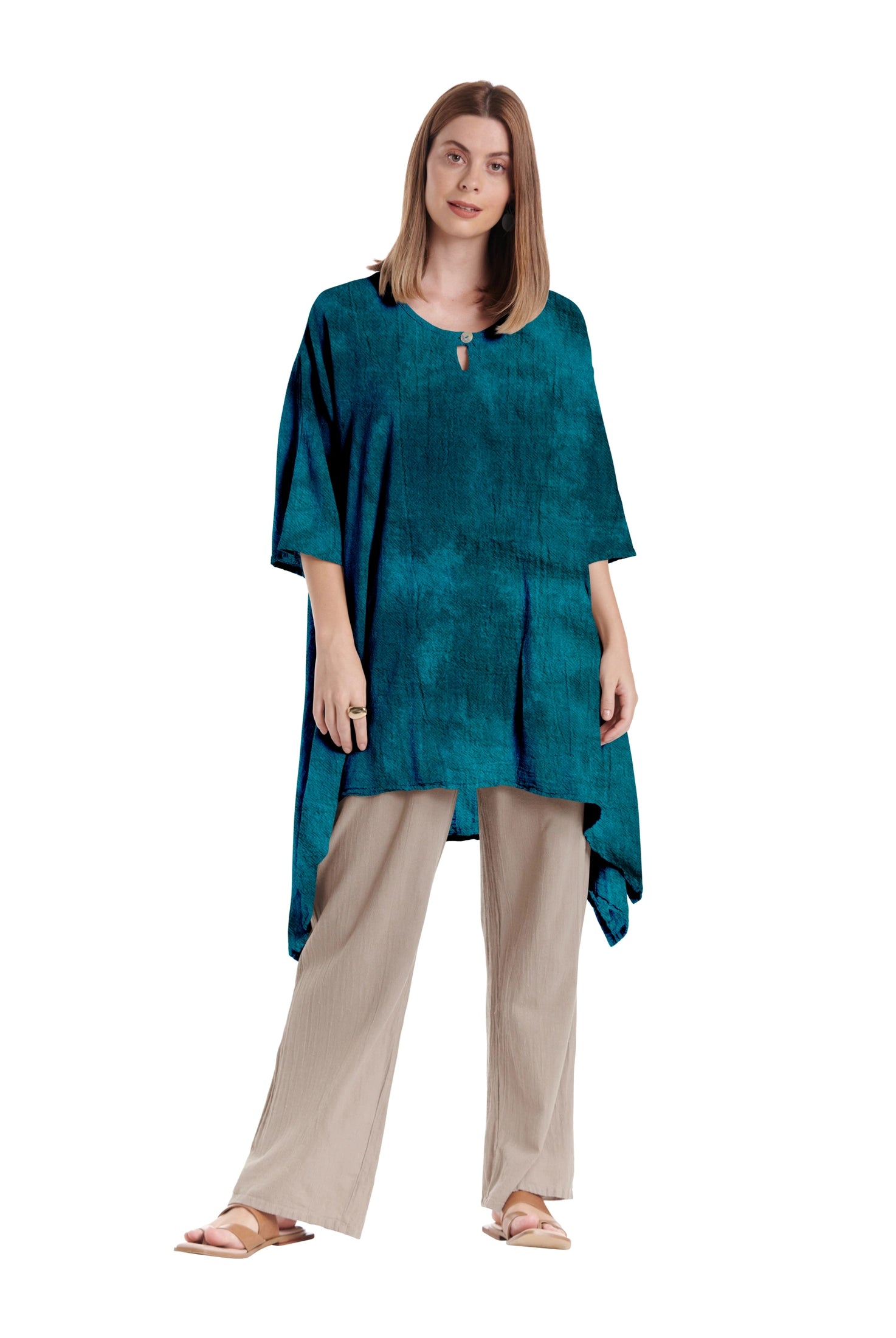 Bunny Cotton Gauze Blouse-Oh My Gauze