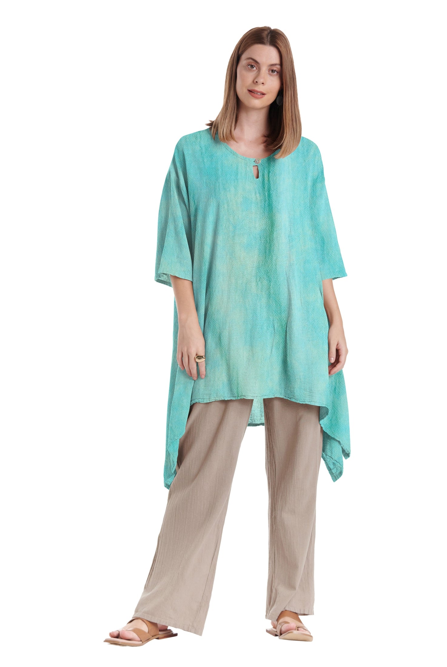 Bunny Cotton Gauze Blouse-Oh My Gauze