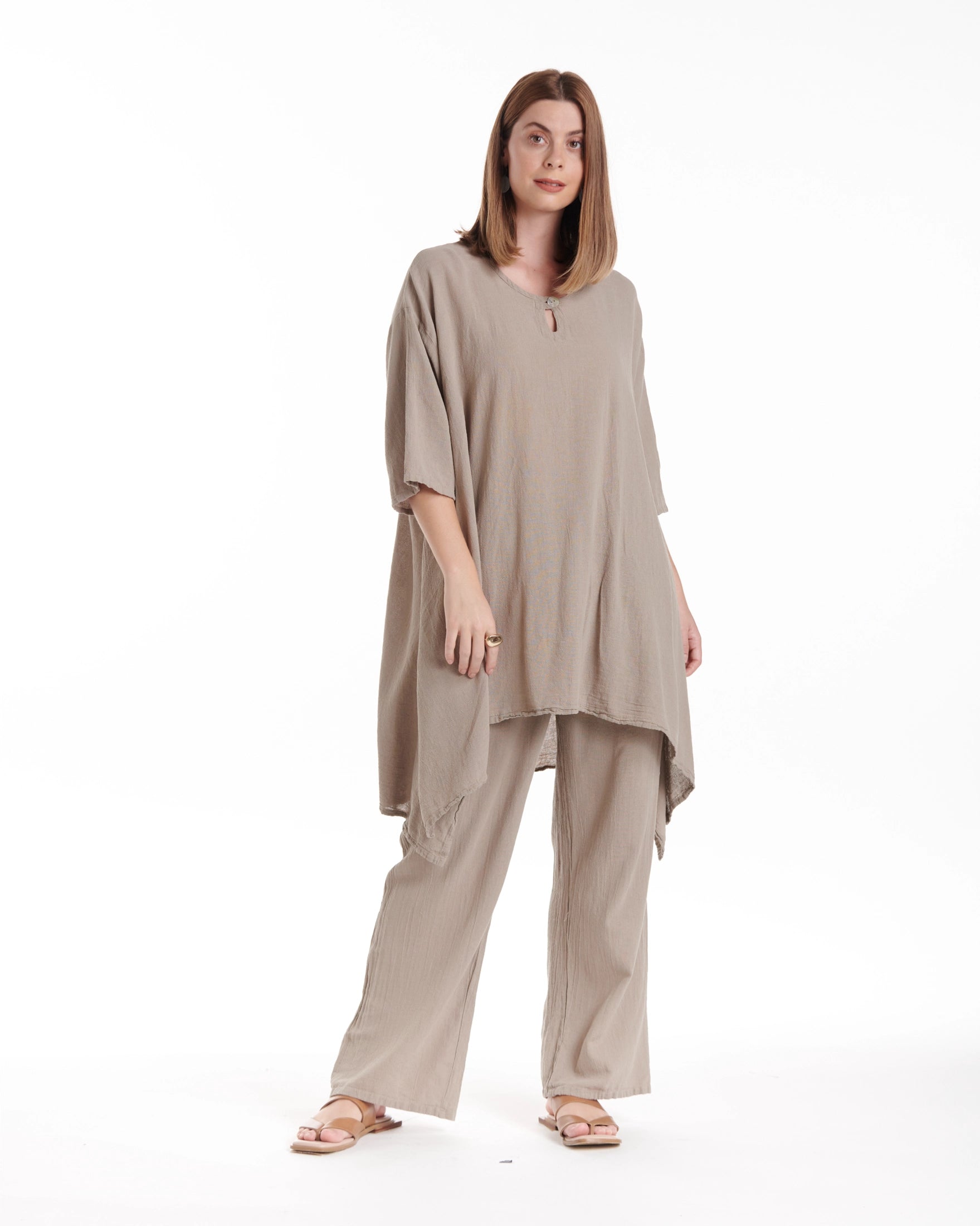 Bunny Cotton Gauze Blouse-Oh My Gauze