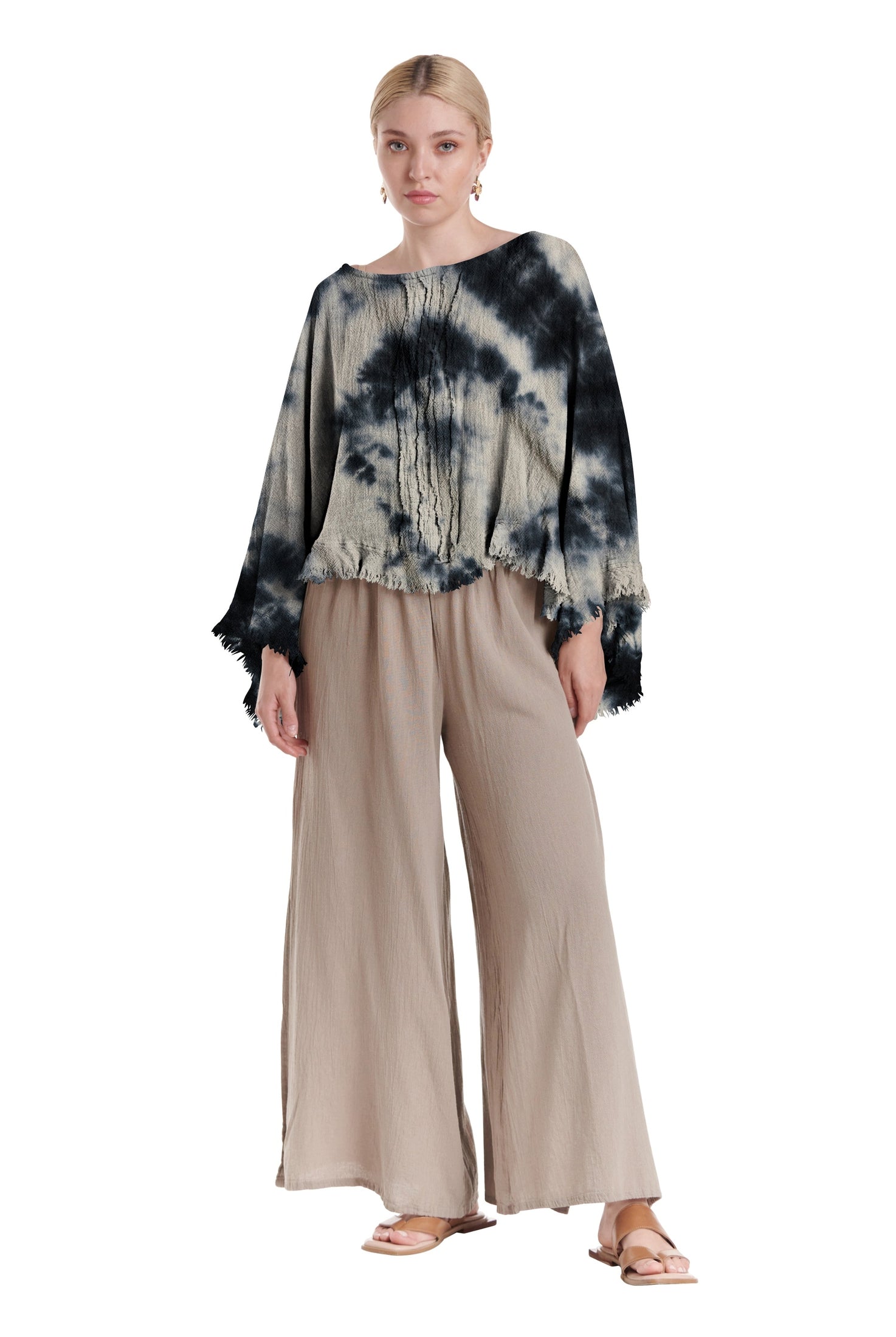 Calypso Cotton Gauze Blouse-Oh My Gauze