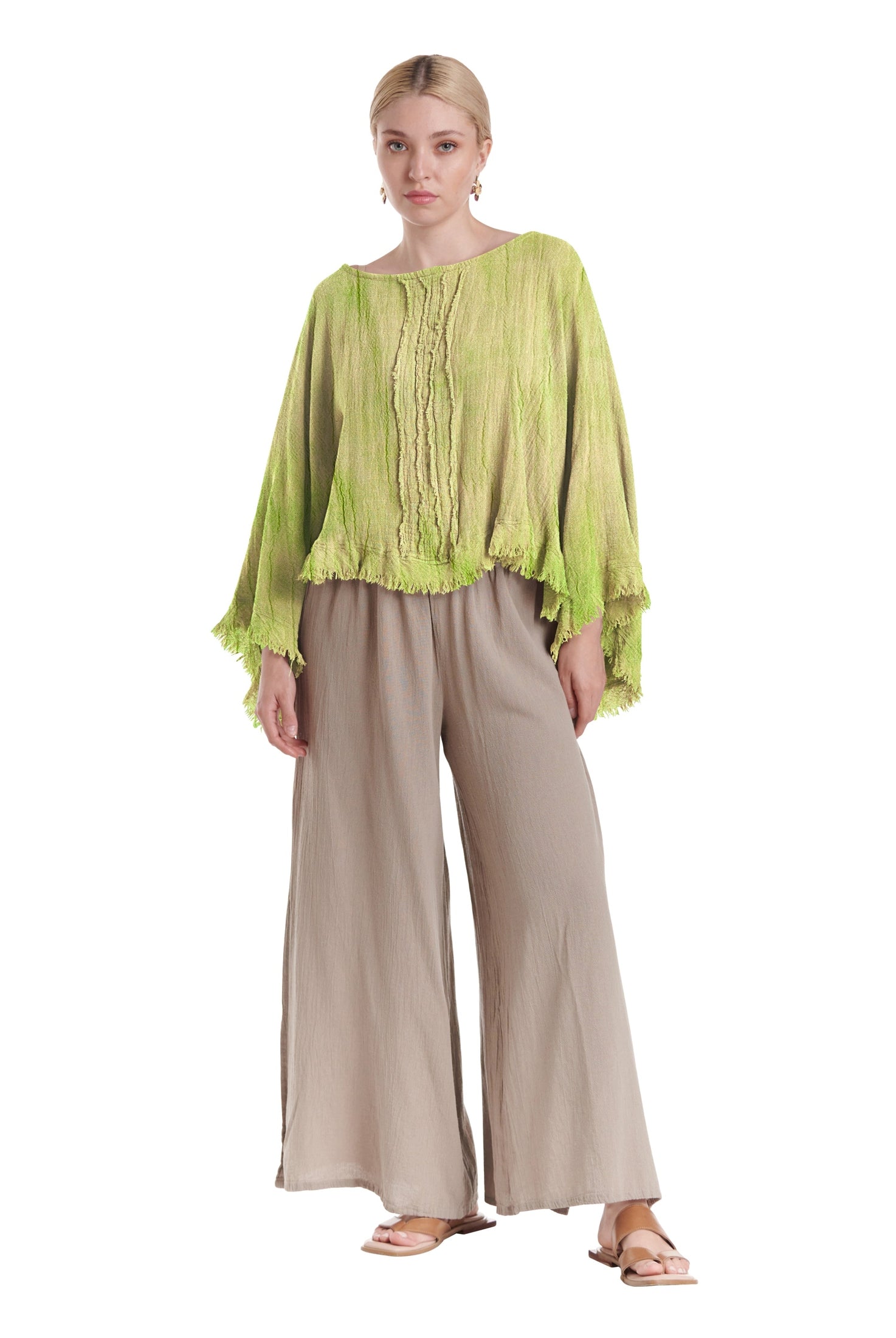 Calypso Cotton Gauze Blouse-Oh My Gauze