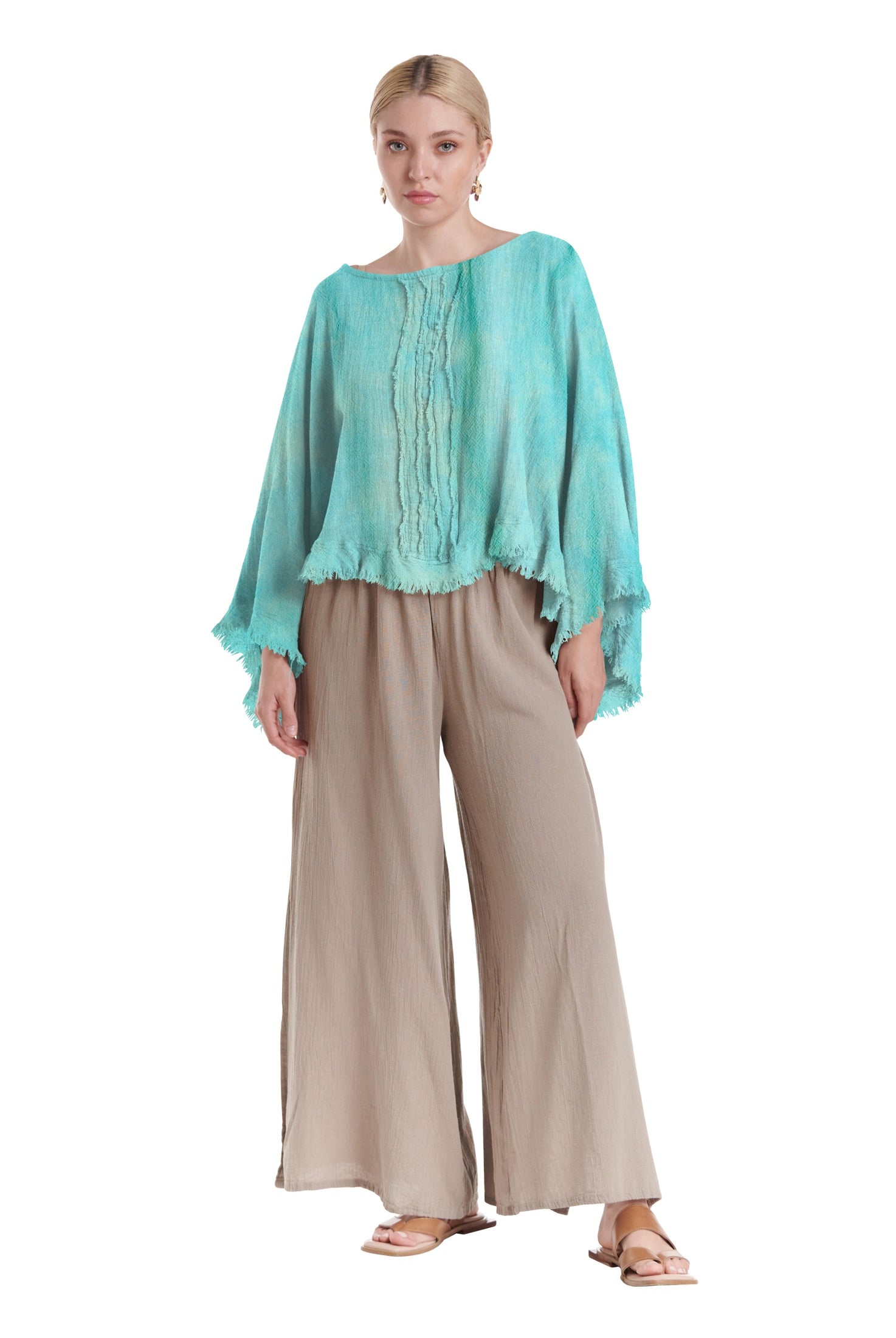Calypso Cotton Gauze Blouse-Oh My Gauze