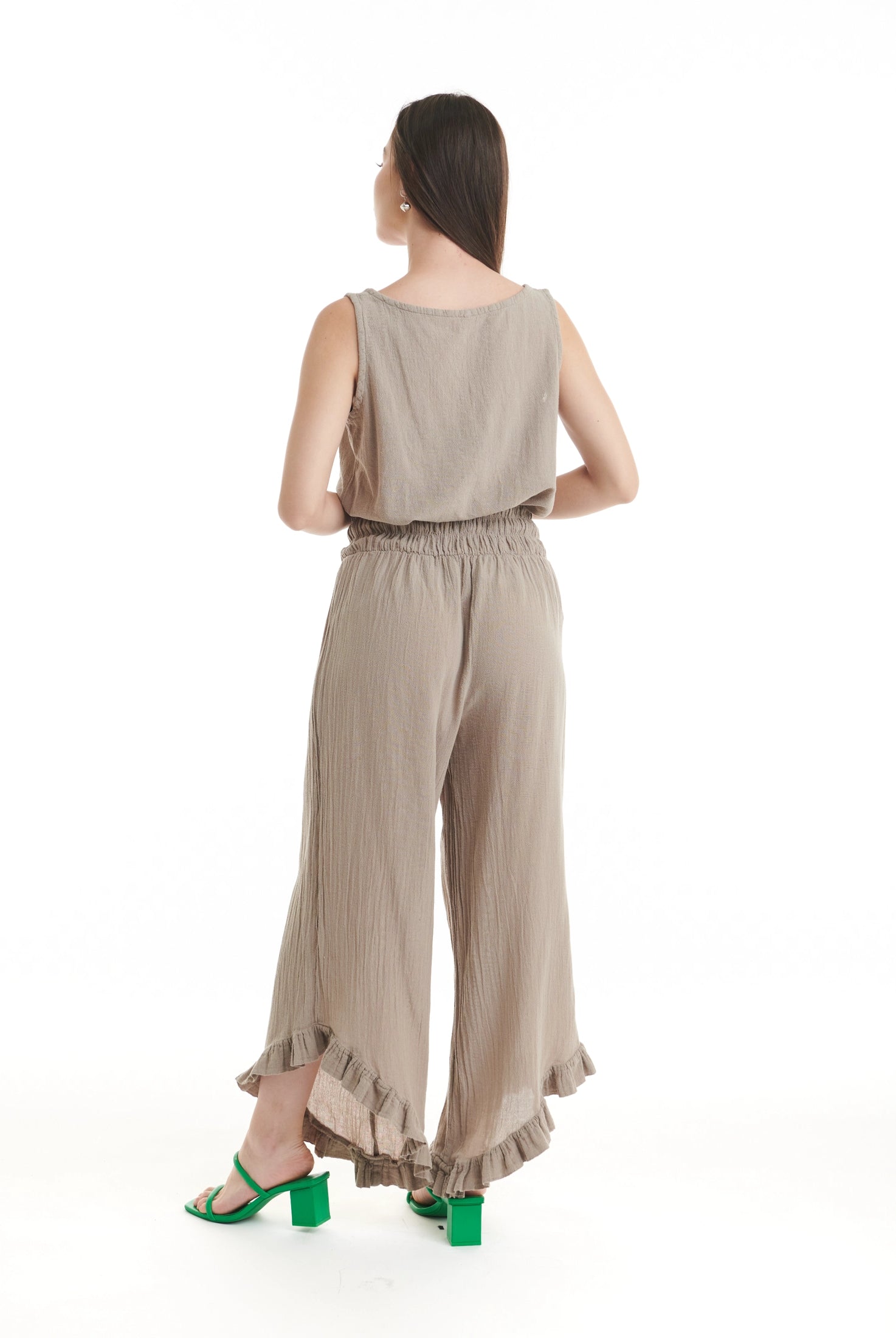 Cha Cha Cotton Gauze Pants - New-Oh My Gauze