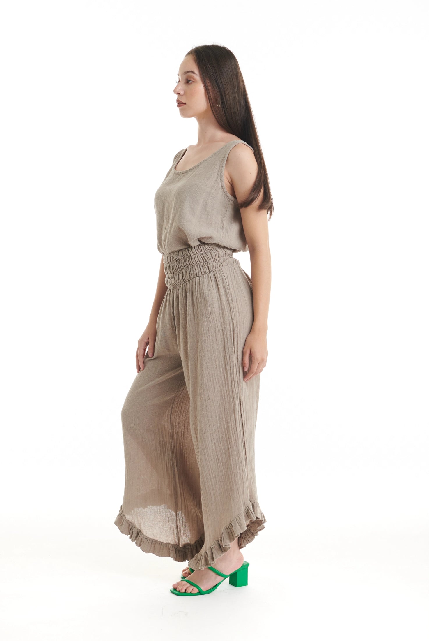 Cha Cha Cotton Gauze Pants - New-Oh My Gauze