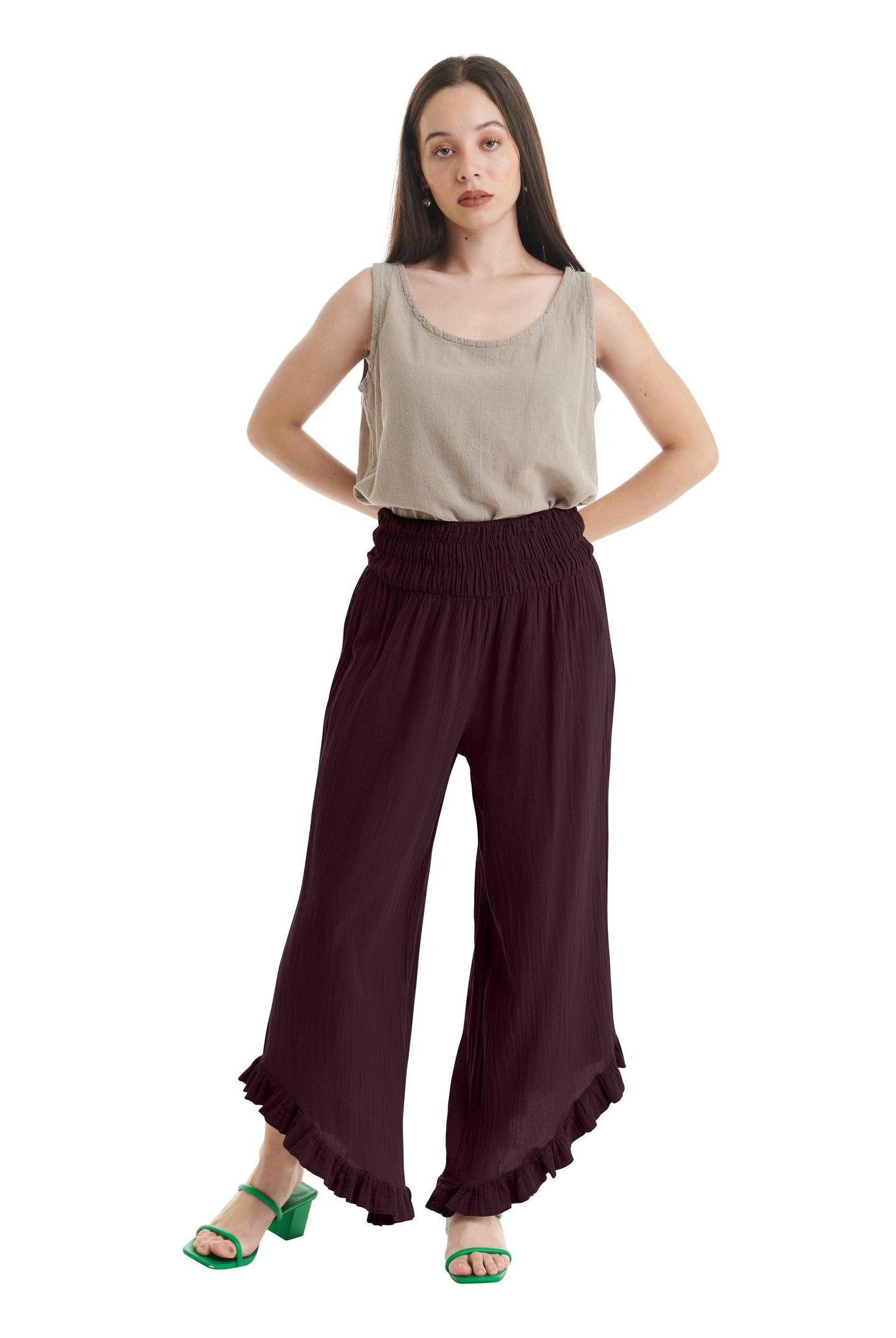 Cha Cha Cotton Gauze Pants-Oh My Gauze