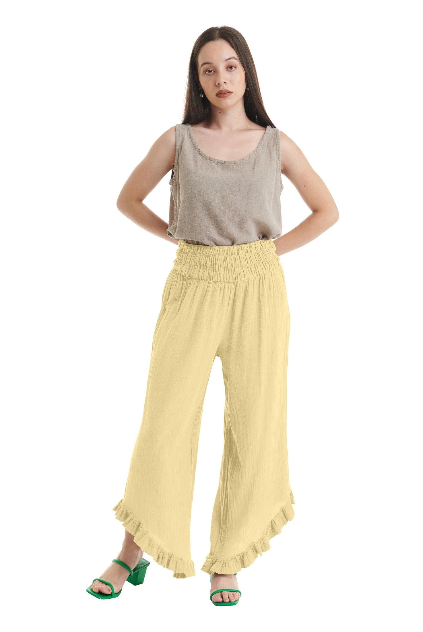 Cha Cha Cotton Gauze Pants-Oh My Gauze