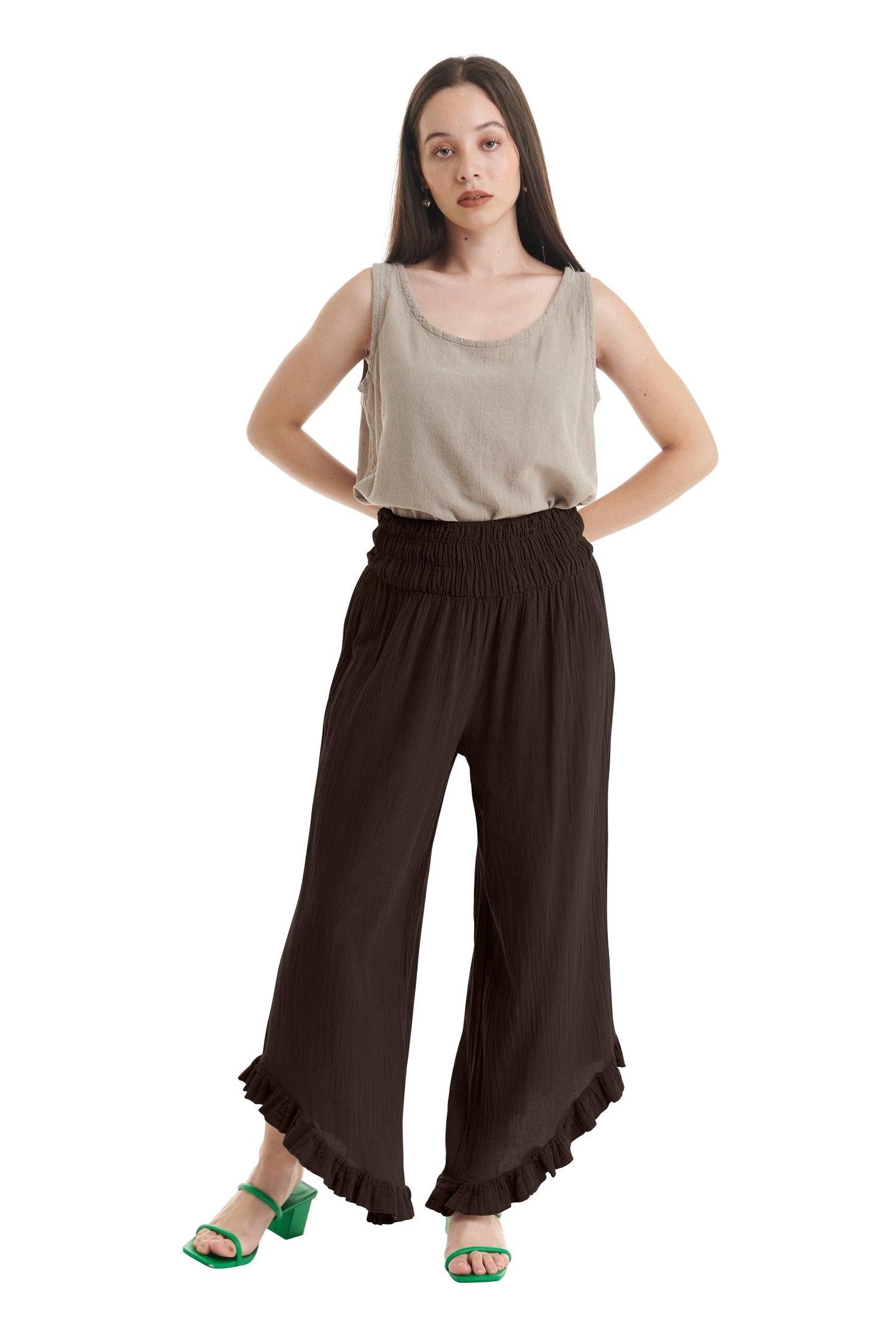 Cha Cha Cotton Gauze Pants-Oh My Gauze