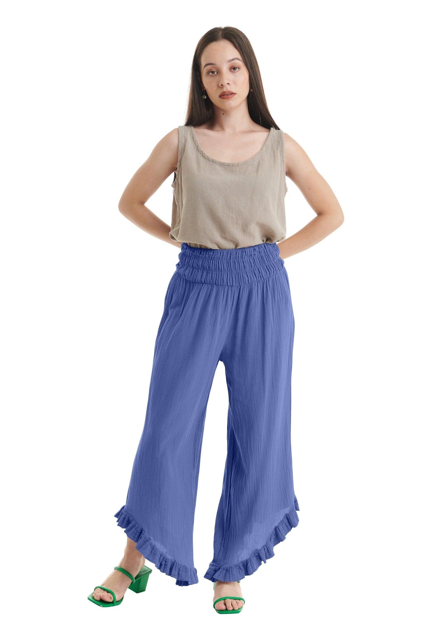 Cha Cha Cotton Gauze Pants-Oh My Gauze