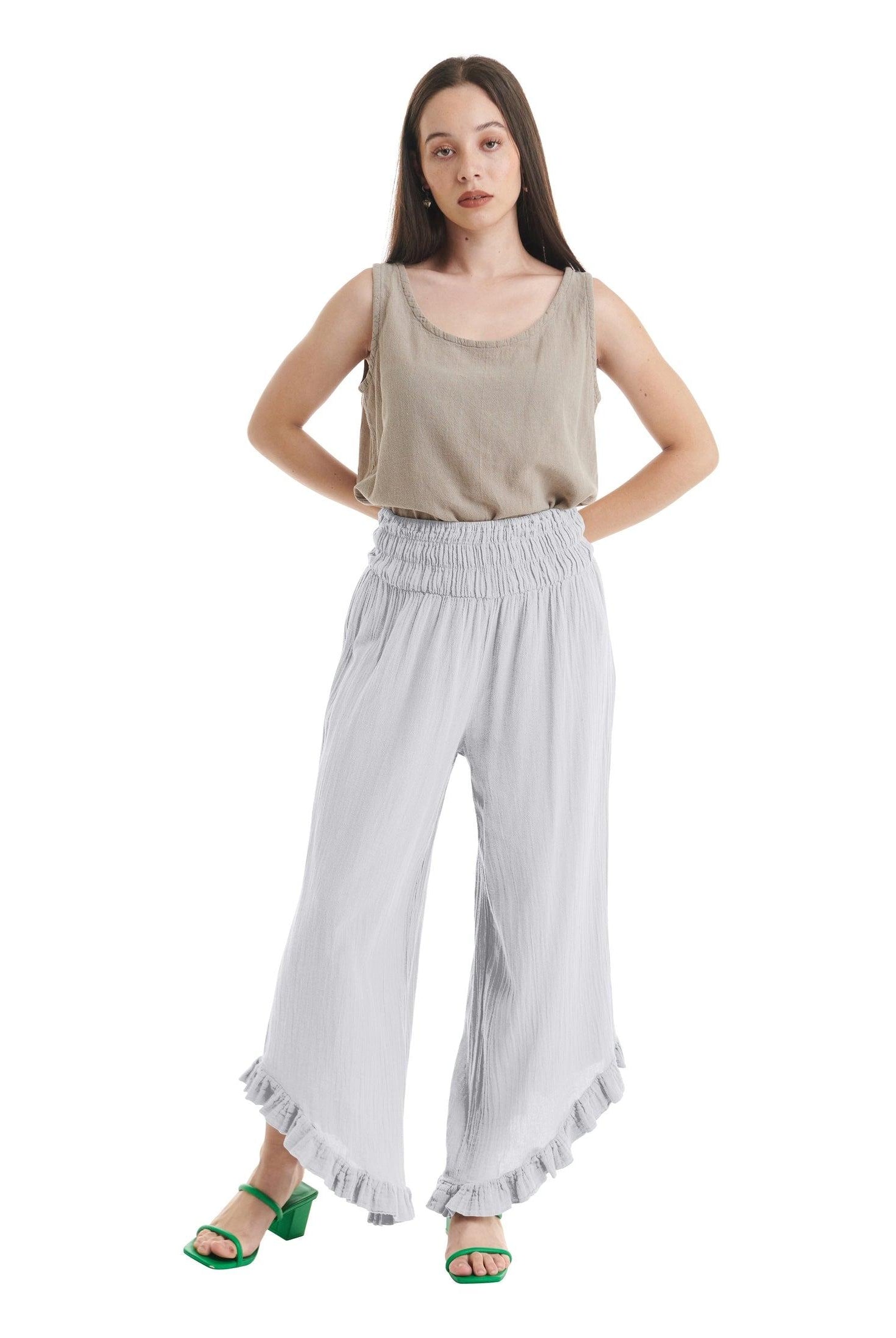 Cha Cha Cotton Gauze Pants-Oh My Gauze