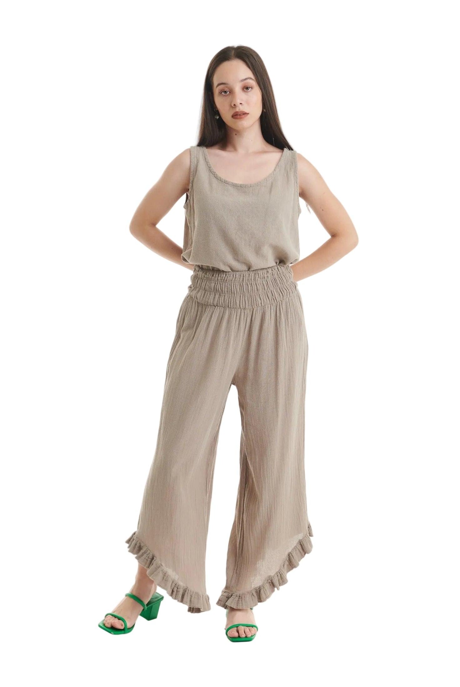 Cha Cha Cotton Gauze Pants-Oh My Gauze