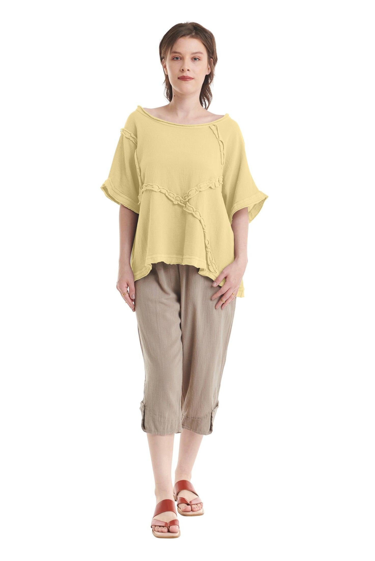 Chappy Cotton Gauze Blouse-Oh My Gauze