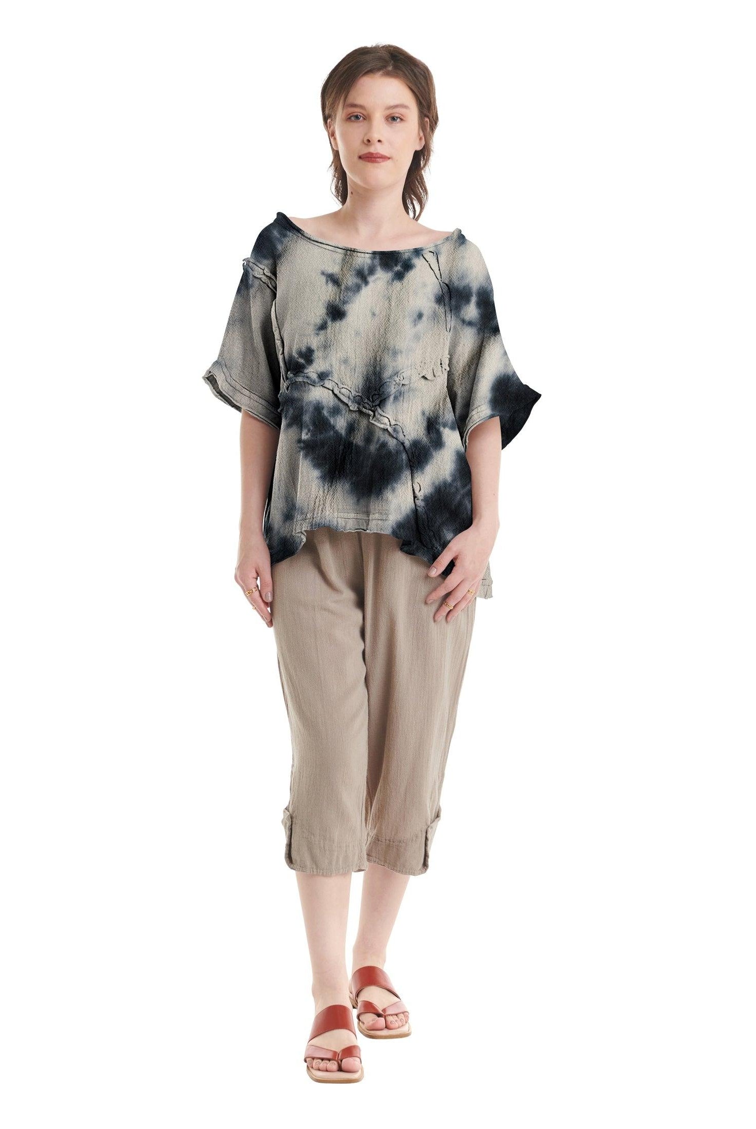 Chappy Cotton Gauze Blouse-Oh My Gauze