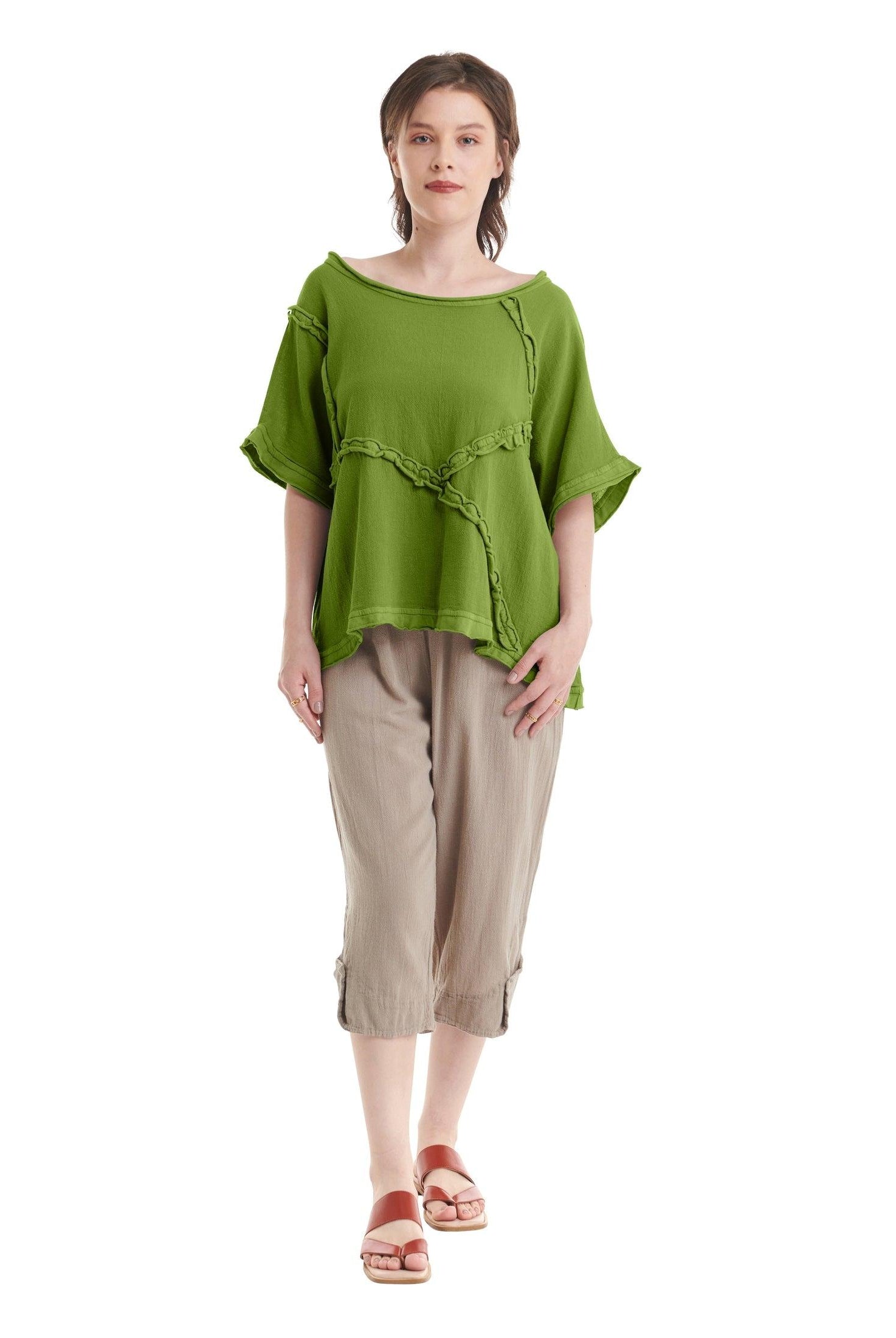 Chappy Cotton Gauze Blouse-Oh My Gauze