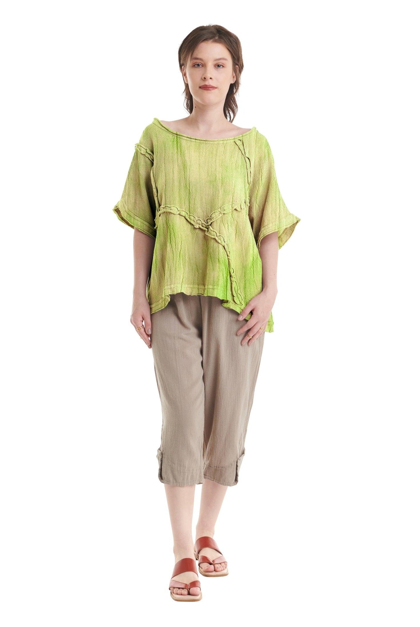 Chappy Cotton Gauze Blouse-Oh My Gauze