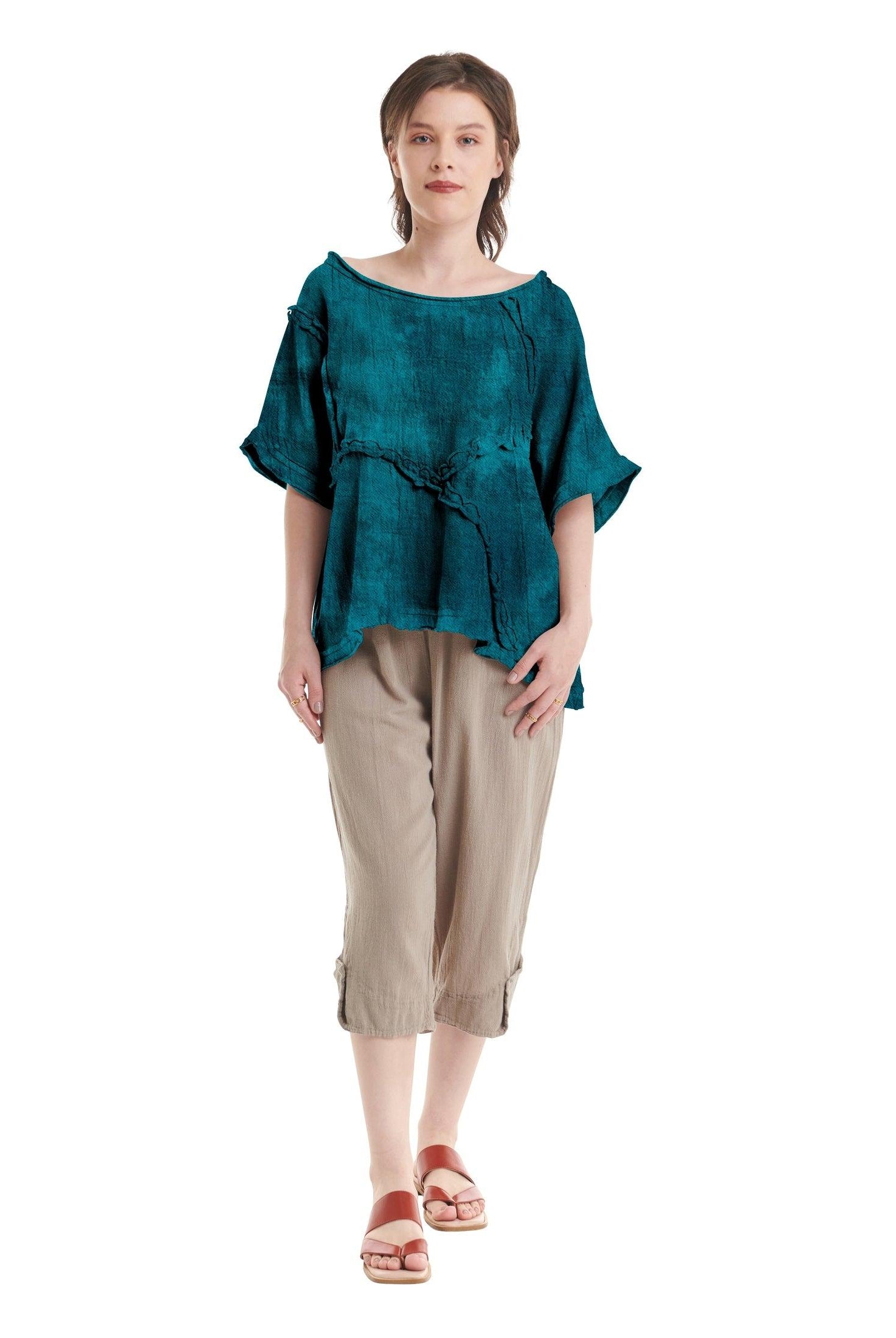 Chappy Cotton Gauze Blouse-Oh My Gauze