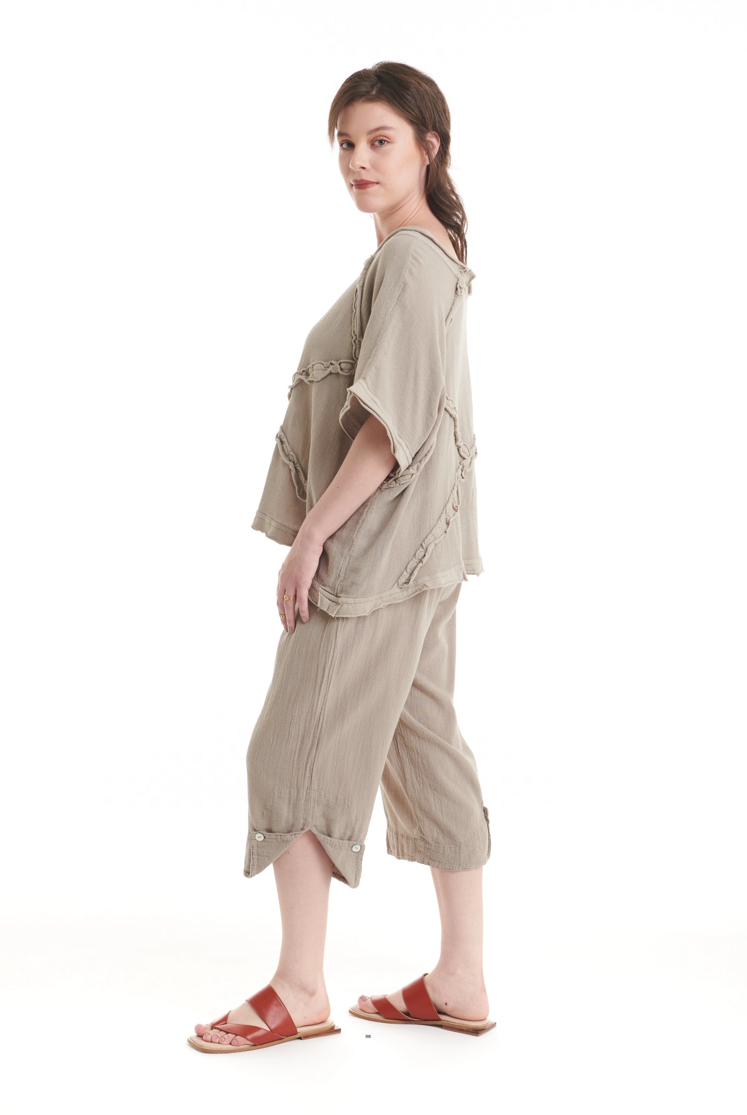 Chappy Cotton Gauze Blouse - New-Oh My Gauze