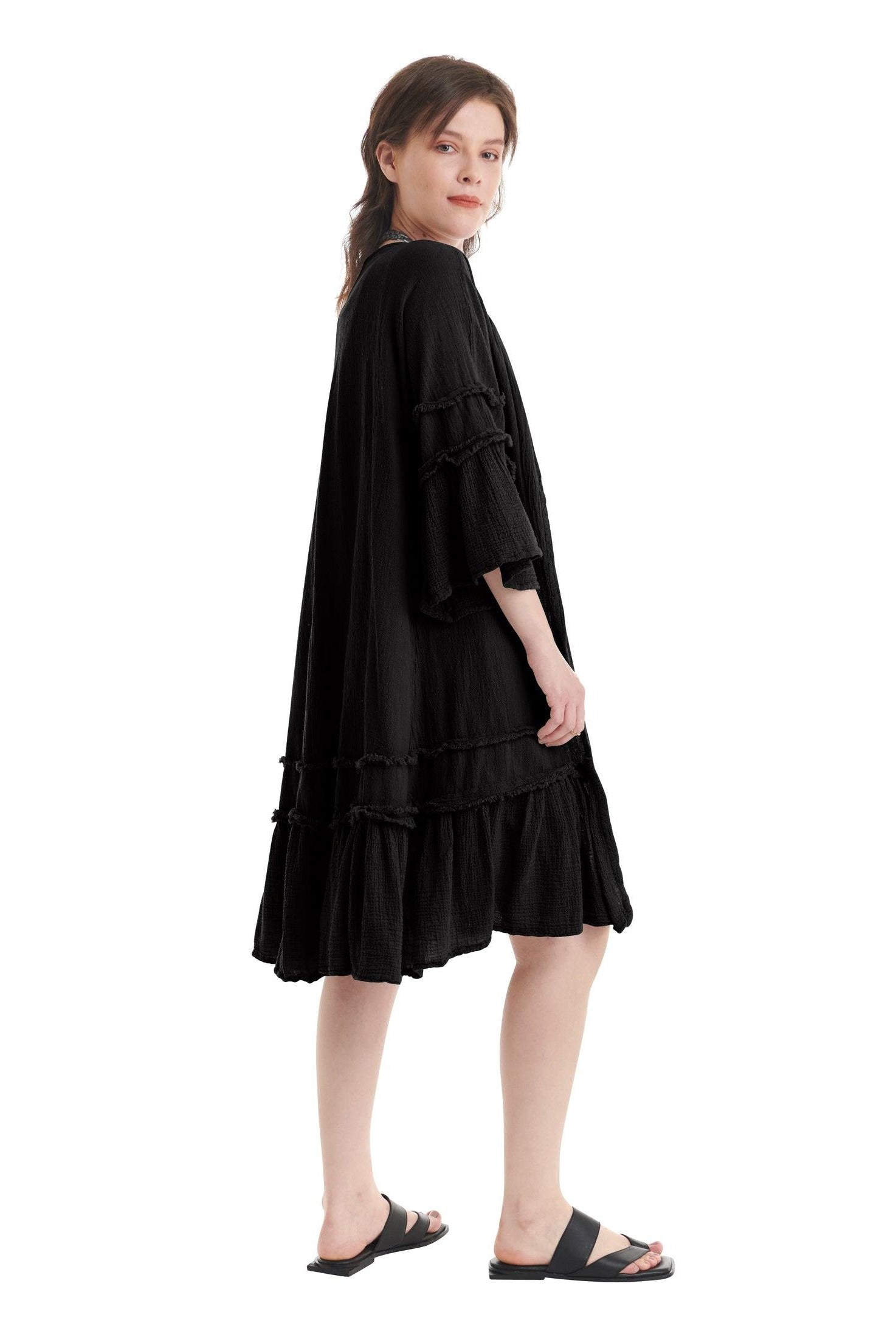 Chic Cotton Gauze Jacket-Oh My Gauze