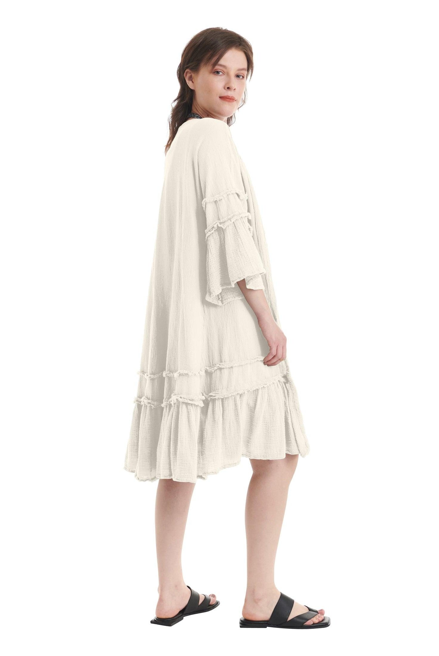 Chic Cotton Gauze Jacket-Oh My Gauze