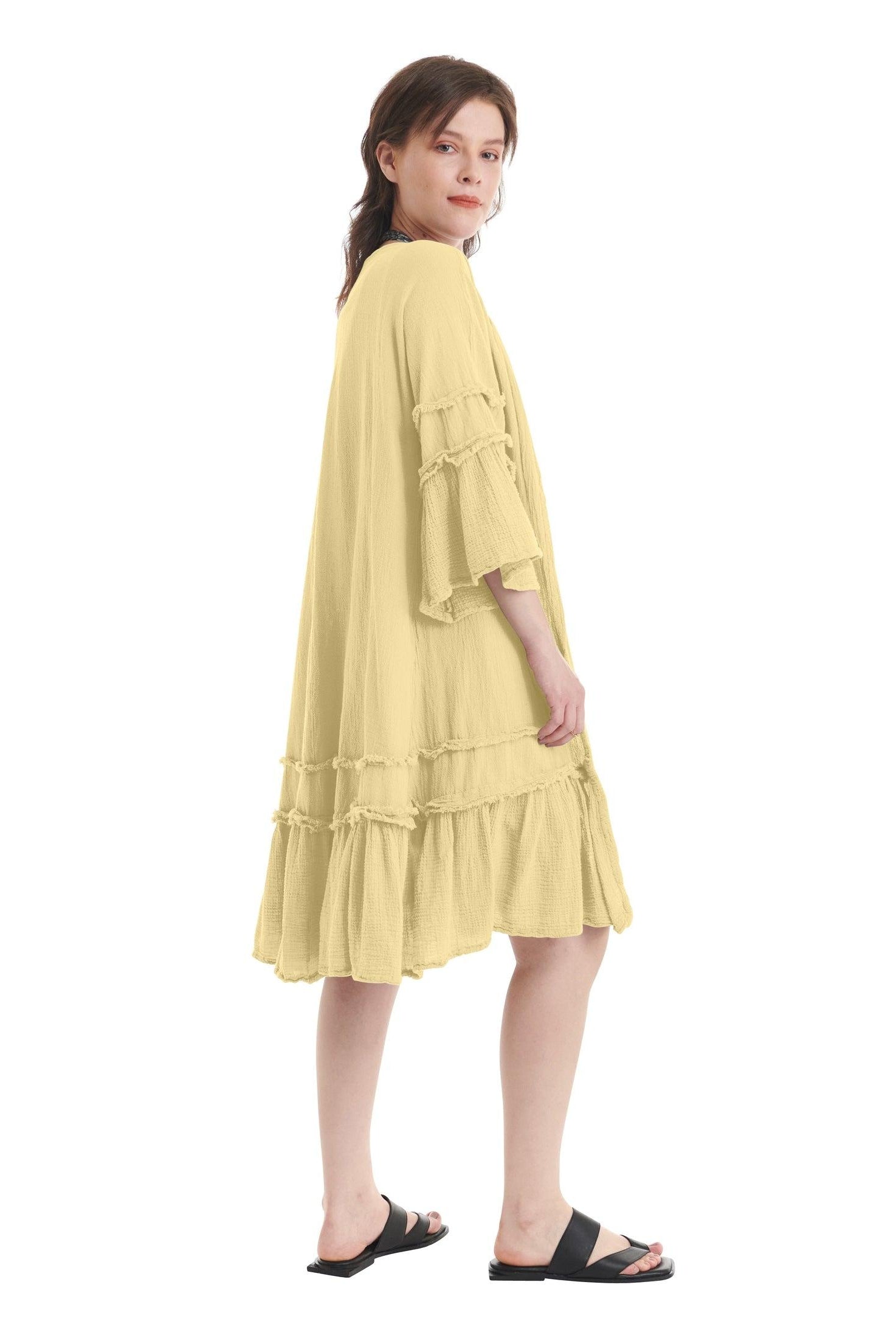 Chic Cotton Gauze Jacket-Oh My Gauze