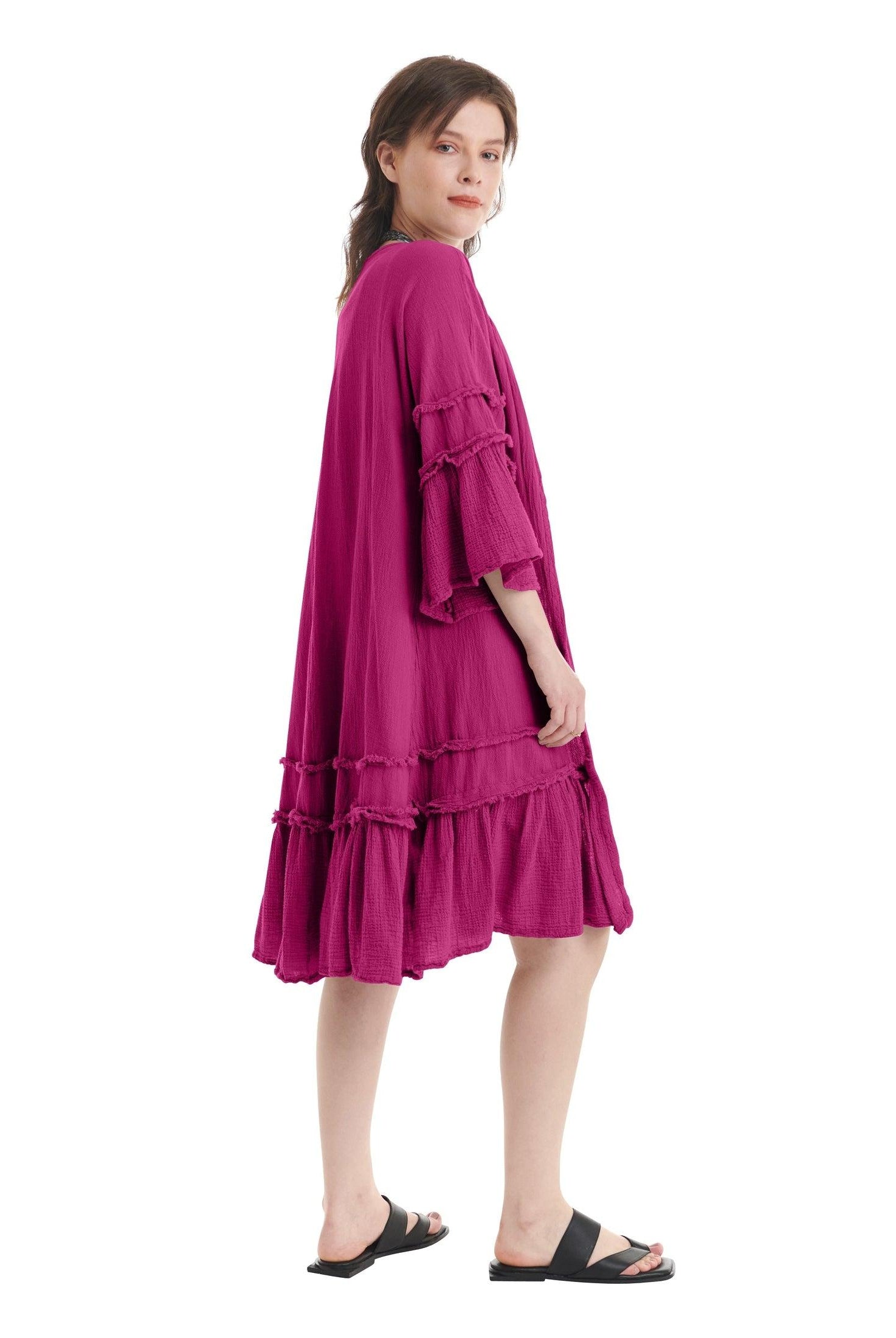 Chic Cotton Gauze Jacket-Oh My Gauze