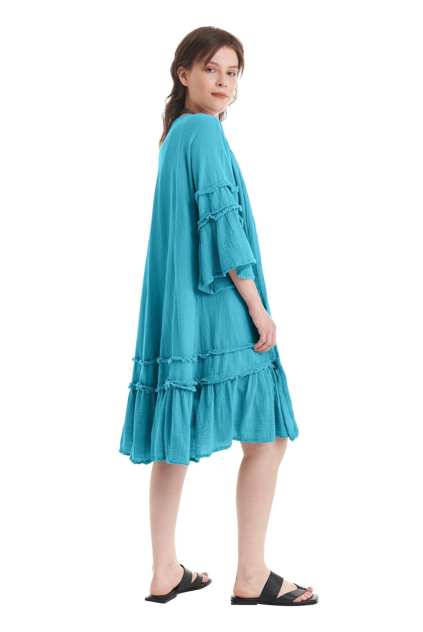 Chic Cotton Gauze Jacket-Oh My Gauze