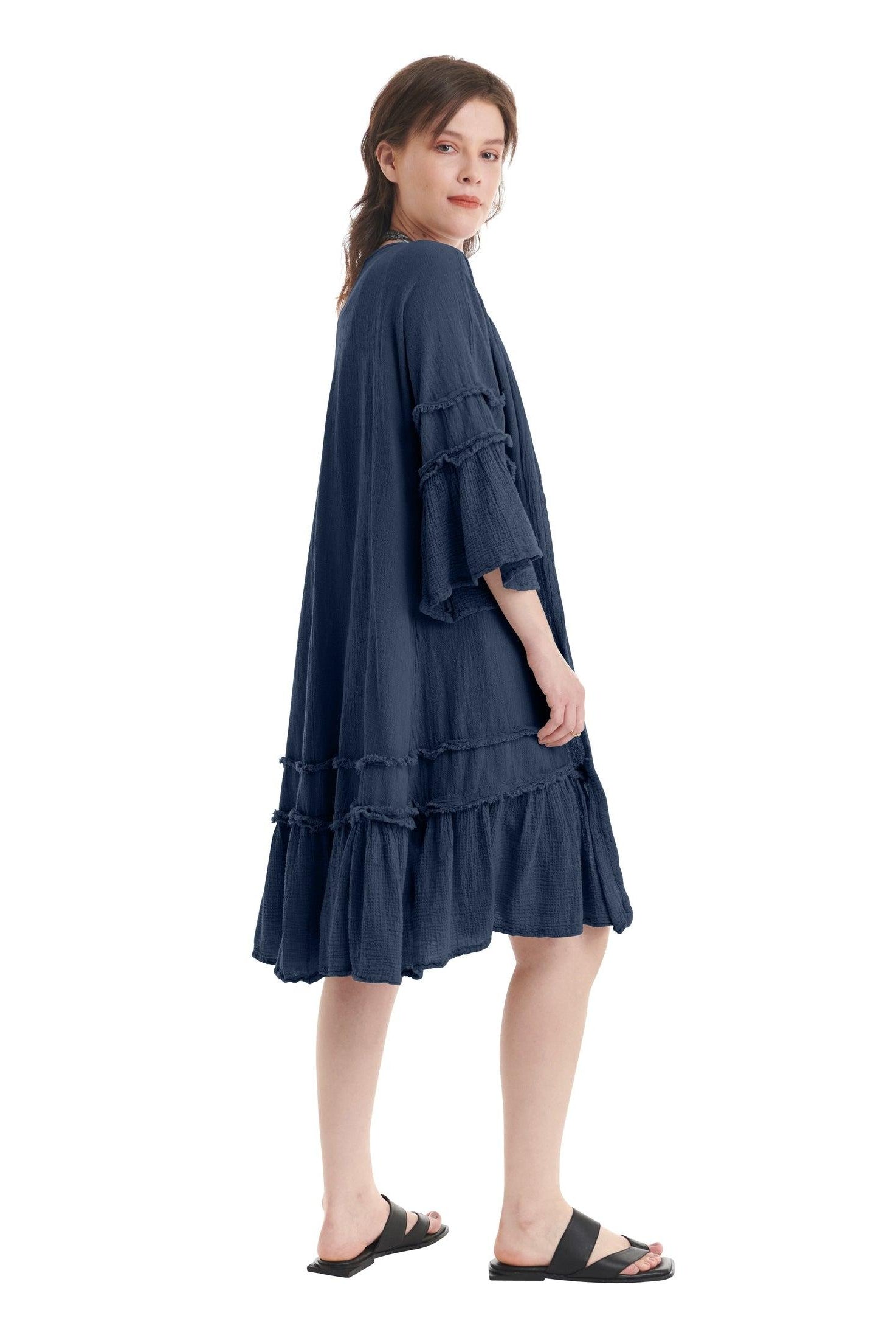 Chic Cotton Gauze Jacket-Oh My Gauze