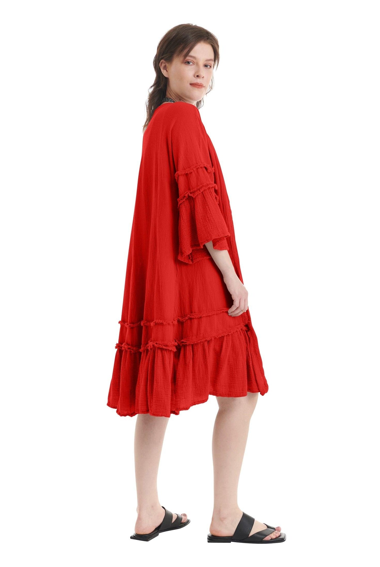 Chic Cotton Gauze Jacket-Oh My Gauze