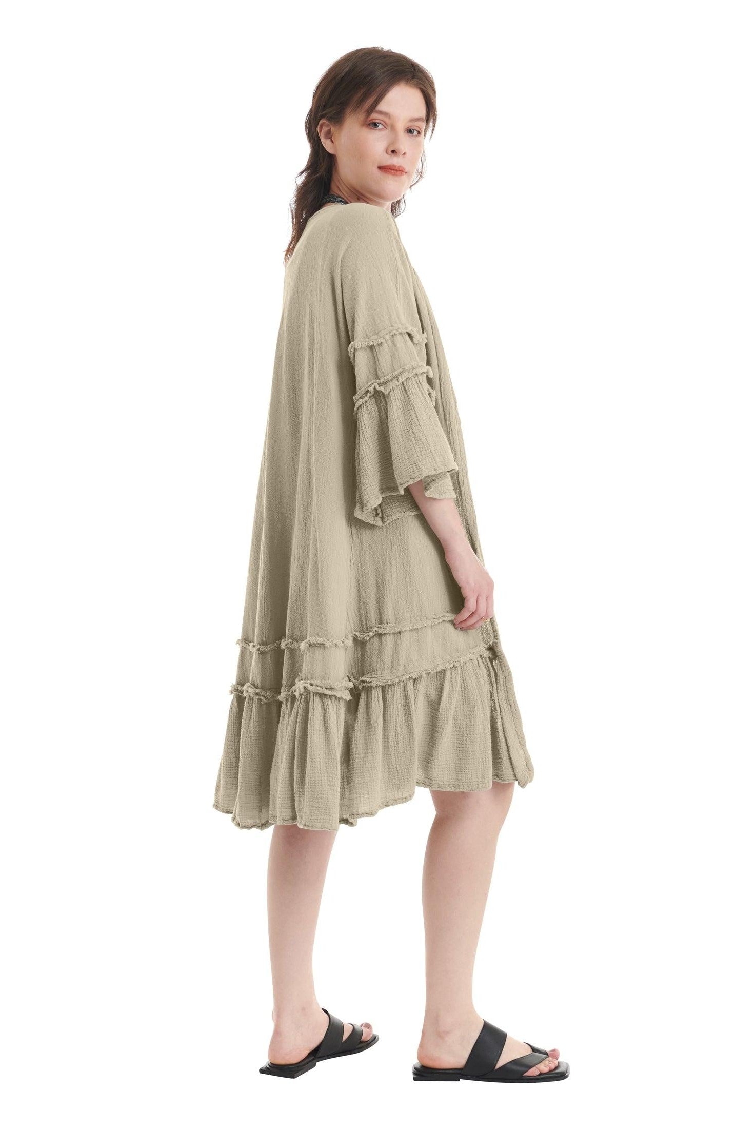 Chic Cotton Gauze Jacket-Oh My Gauze