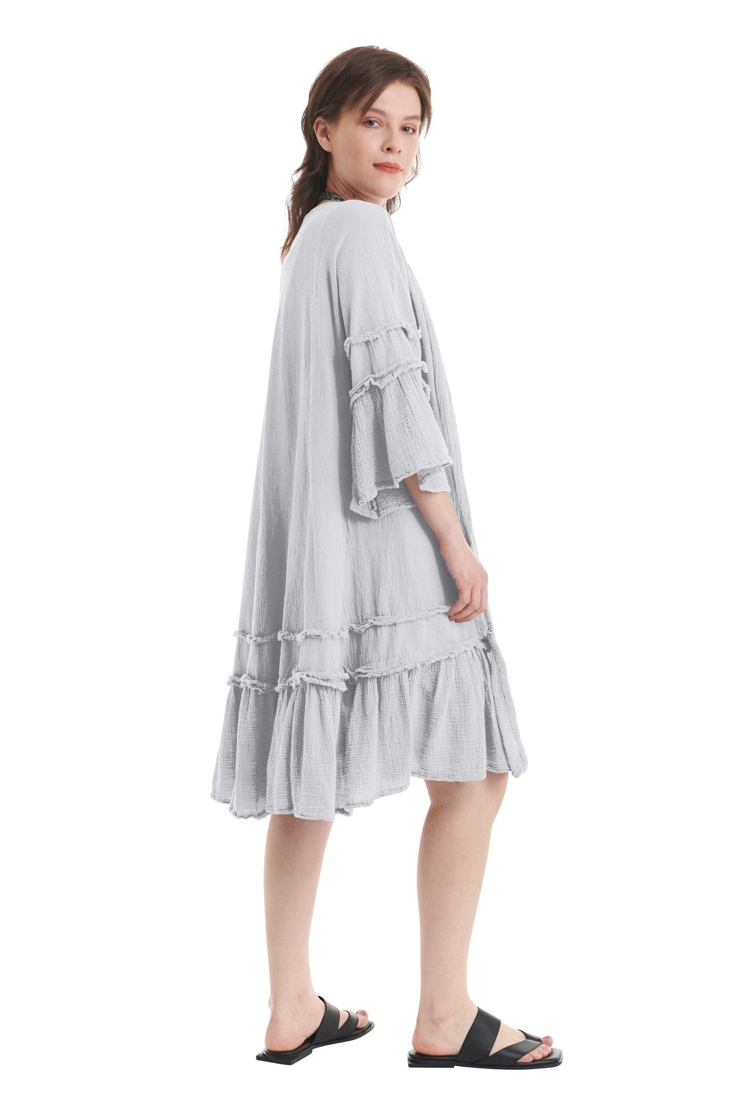 Chic Cotton Gauze Jacket-Oh My Gauze