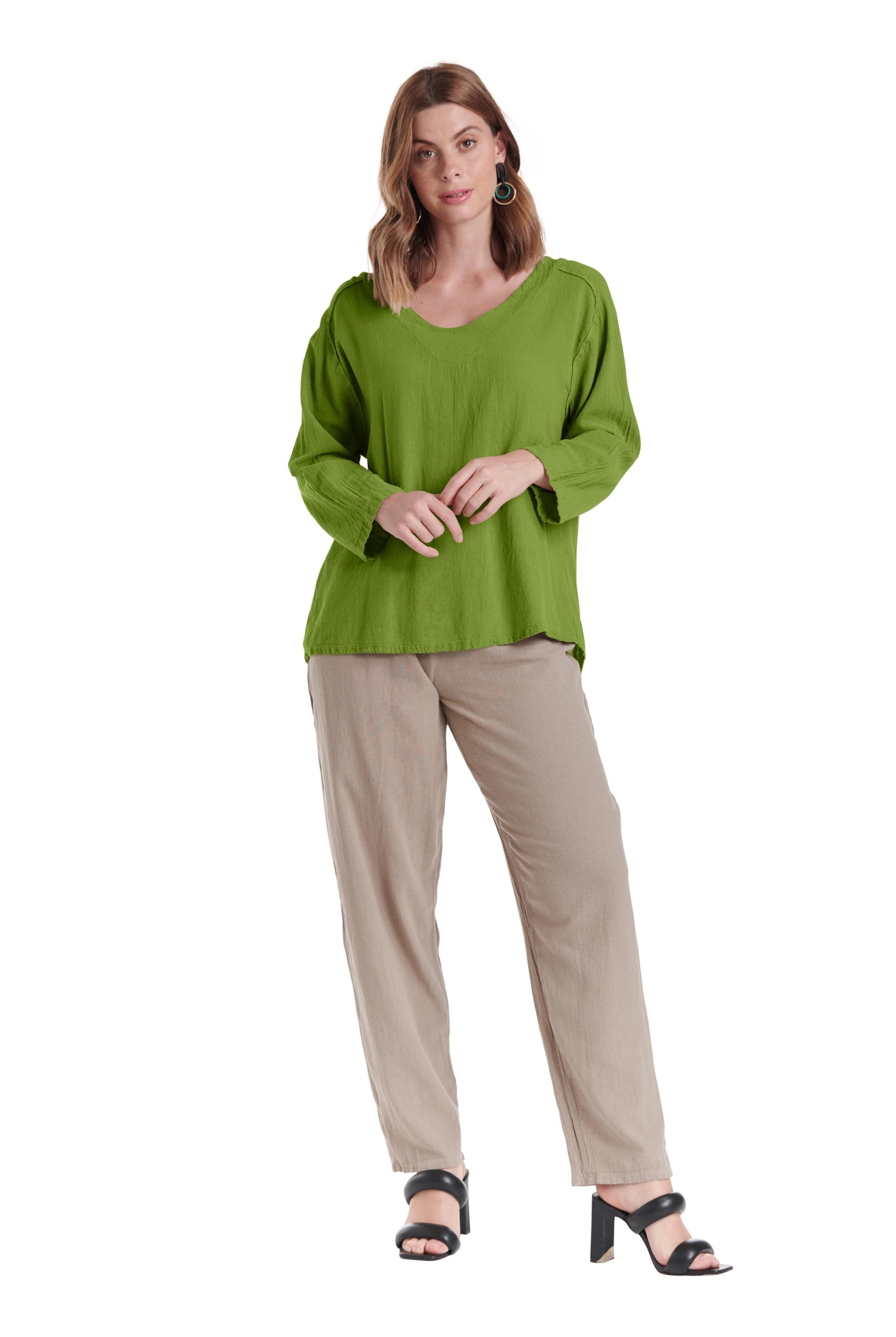 Classic Cotton Gauze Blouse-Oh My Gauze