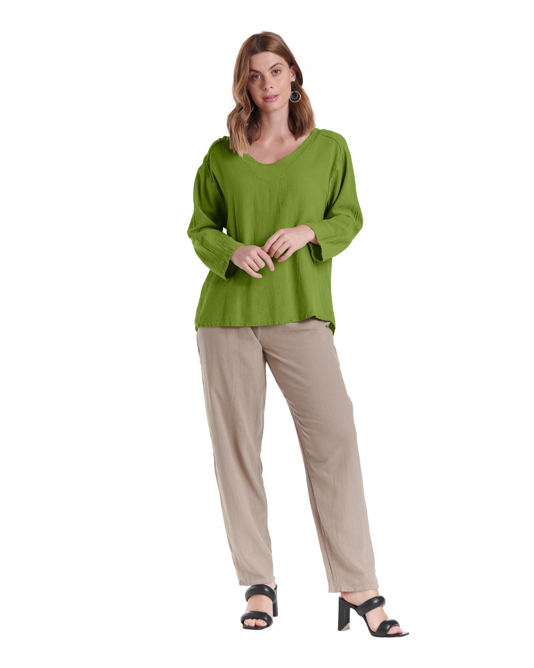 Classic Cotton Gauze Blouse-Oh My Gauze