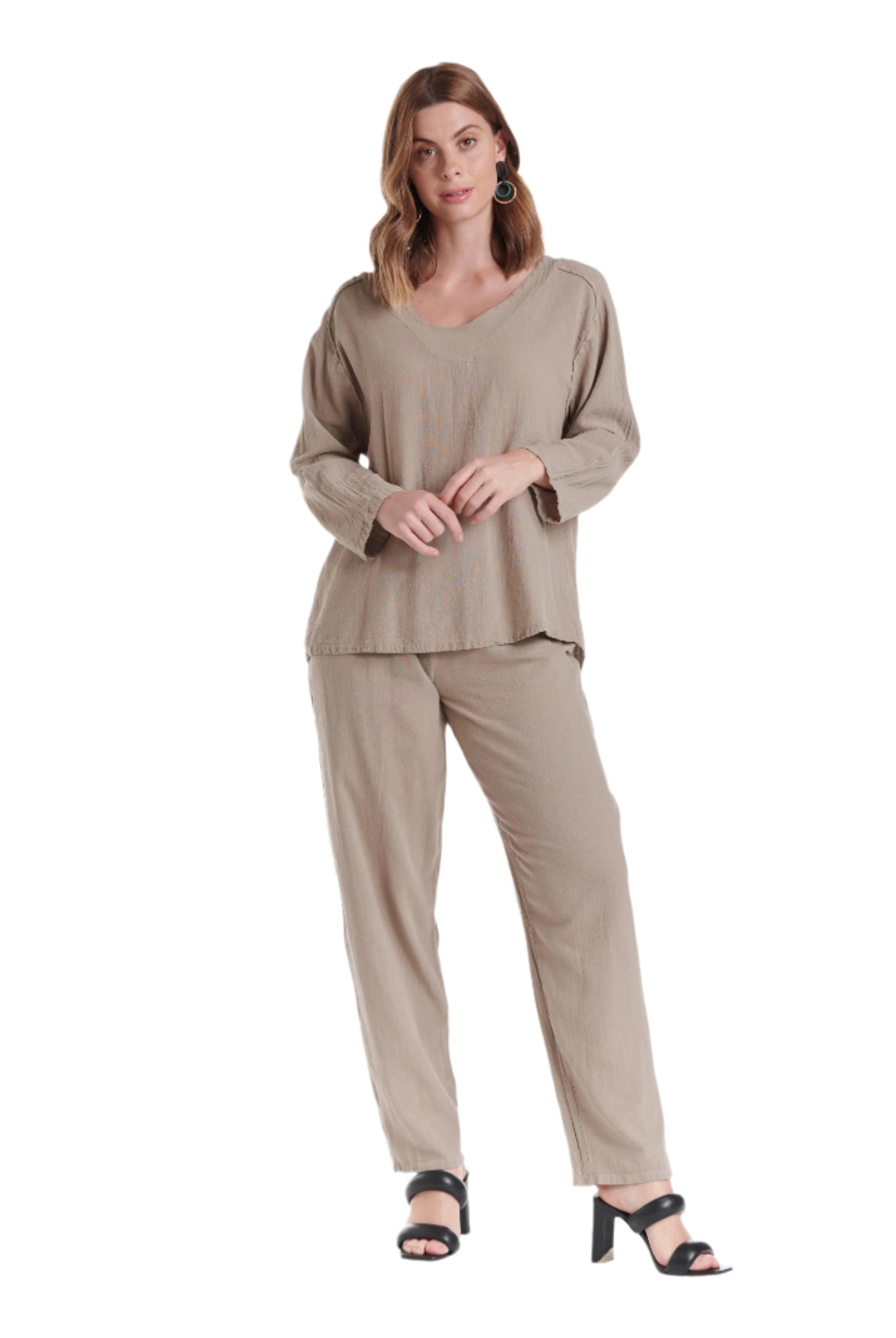 Classic Cotton Gauze Blouse-Oh My Gauze