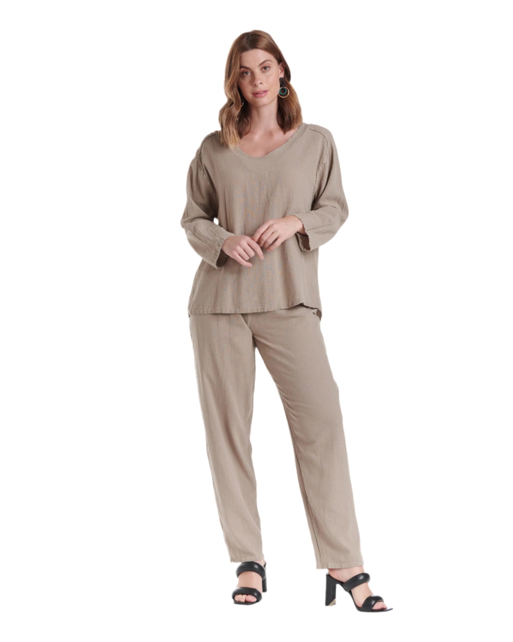 Classic Cotton Gauze Blouse-Oh My Gauze