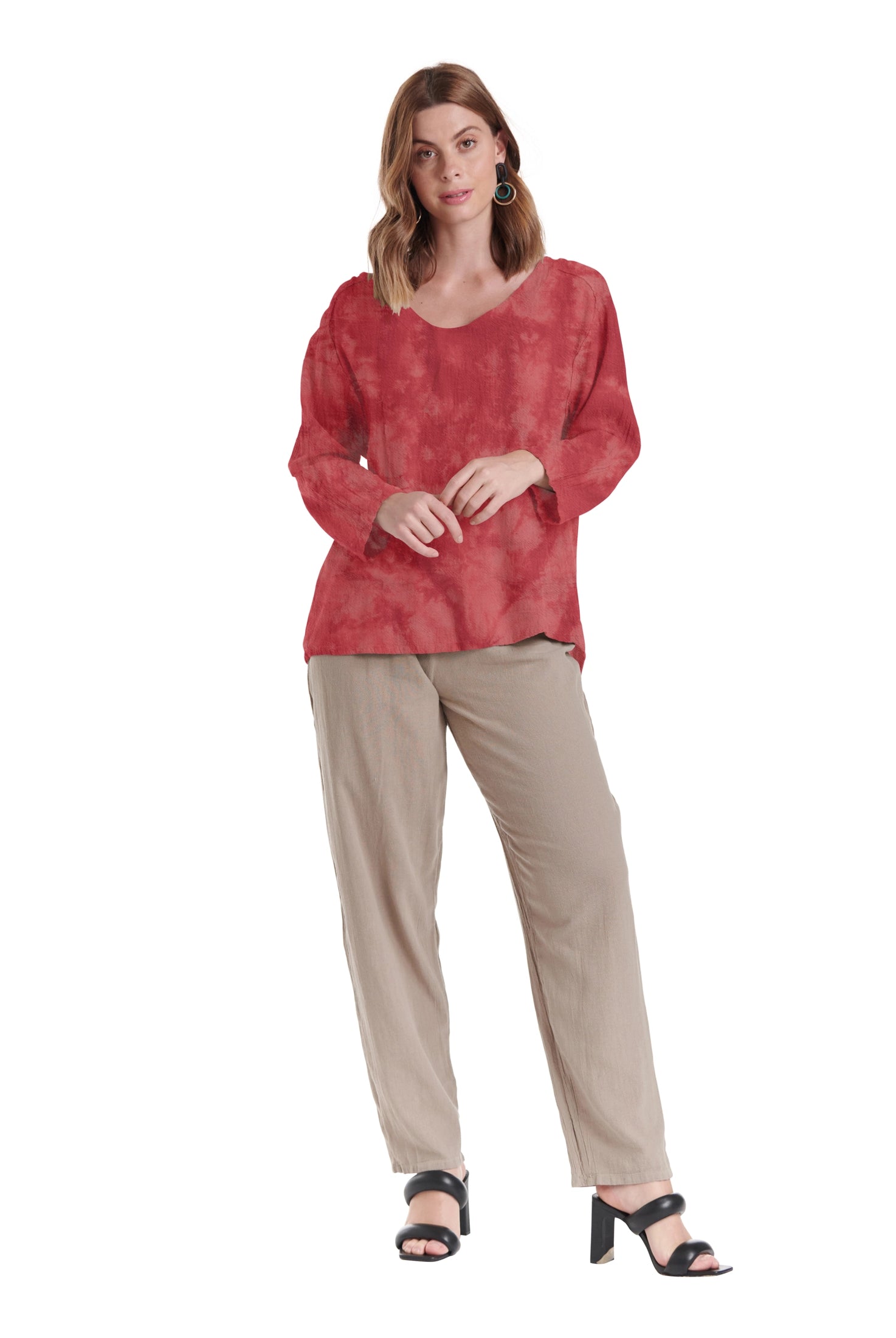 Classic Cotton Gauze Blouse-Oh My Gauze