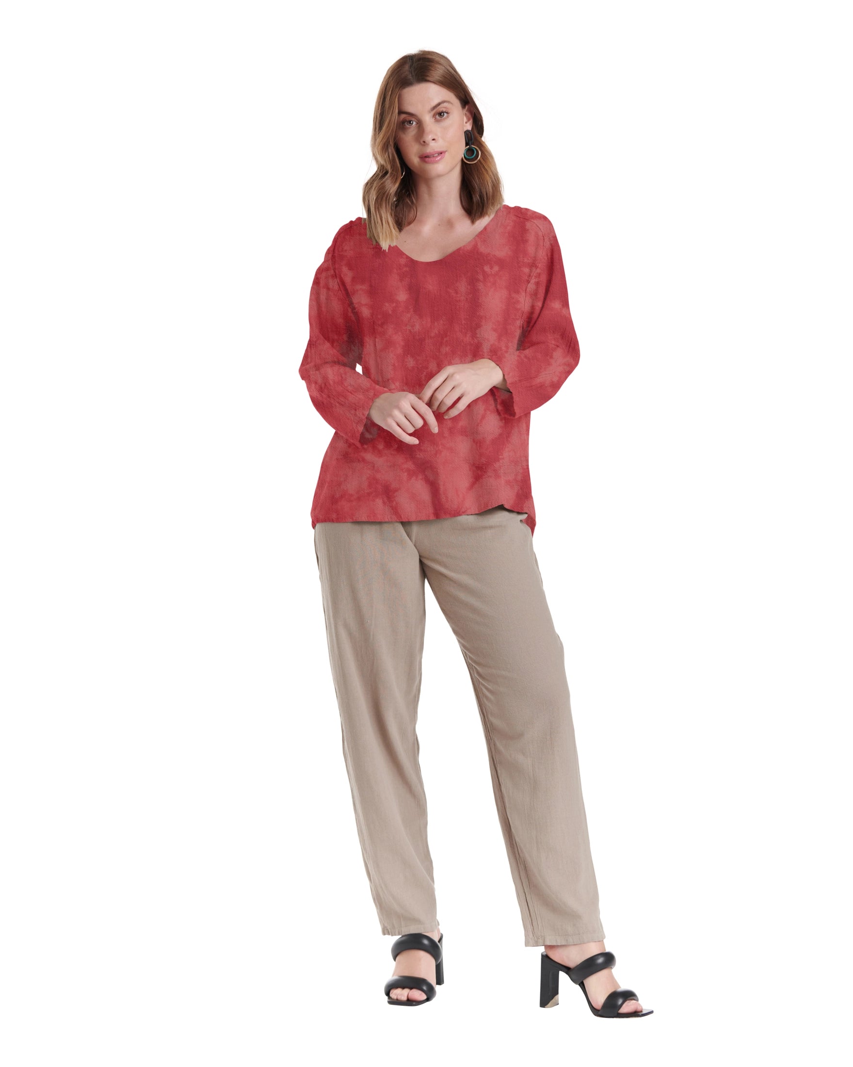 Classic Cotton Gauze Blouse-Oh My Gauze