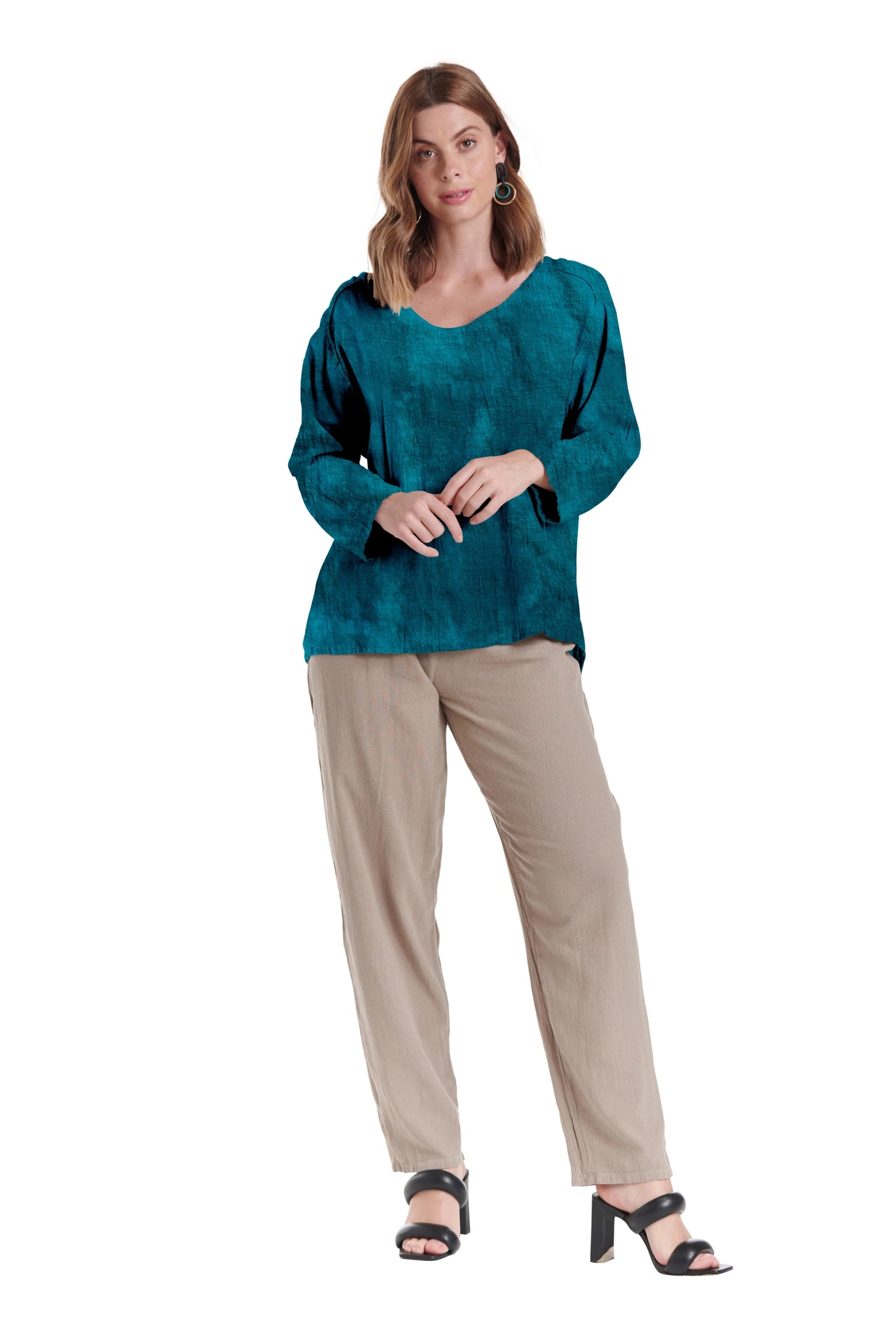 Classic Cotton Gauze Blouse-Oh My Gauze