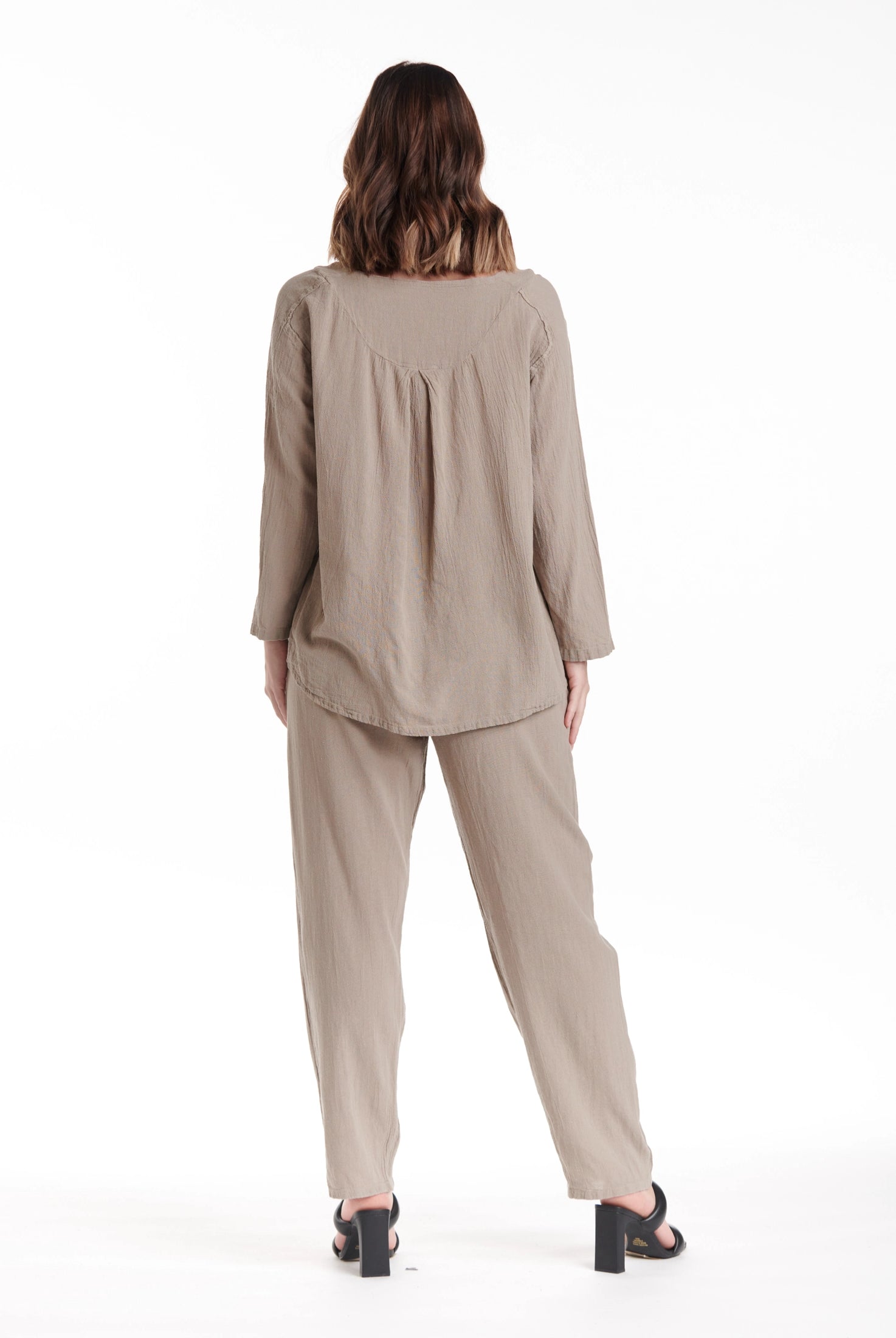 Classic Cotton Gauze Blouse-Oh My Gauze