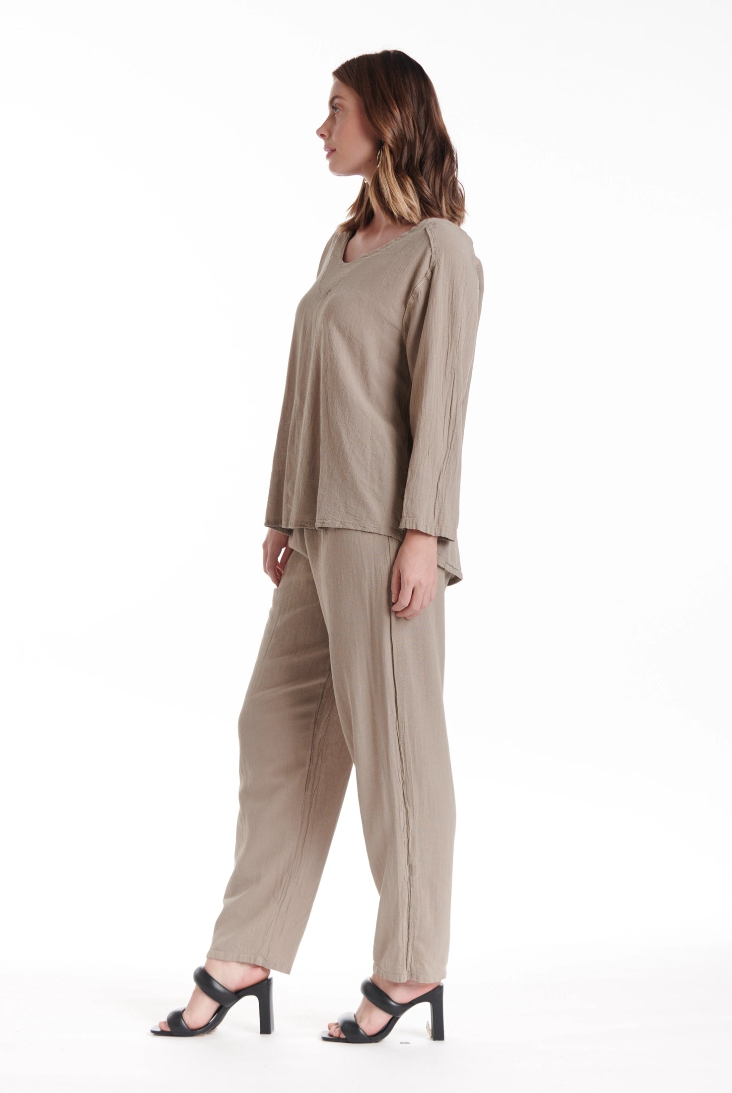 Classic Cotton Gauze Blouse-Oh My Gauze